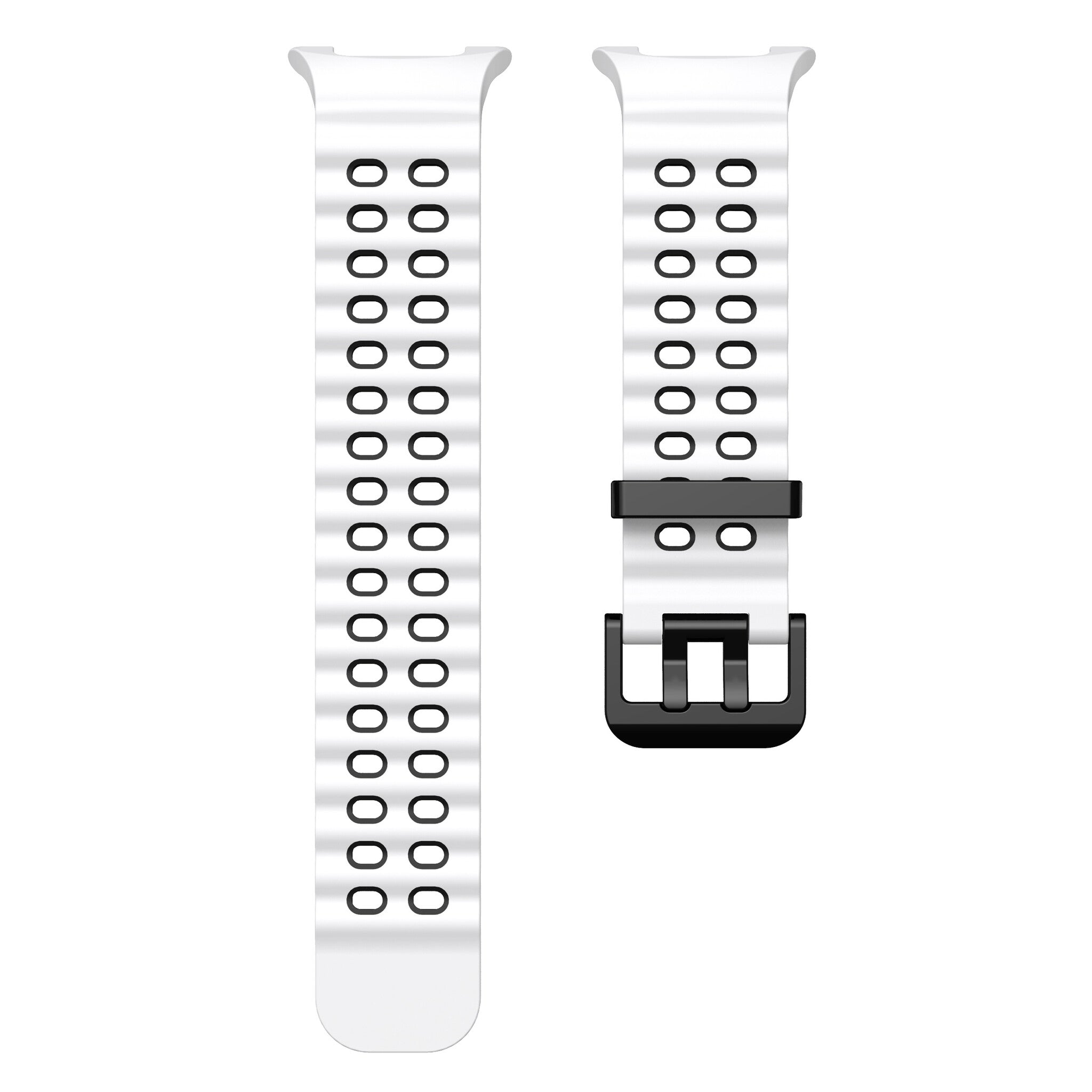 Samsung Galaxy Watch 9 - 44mm Ocean Strap (White/Black)