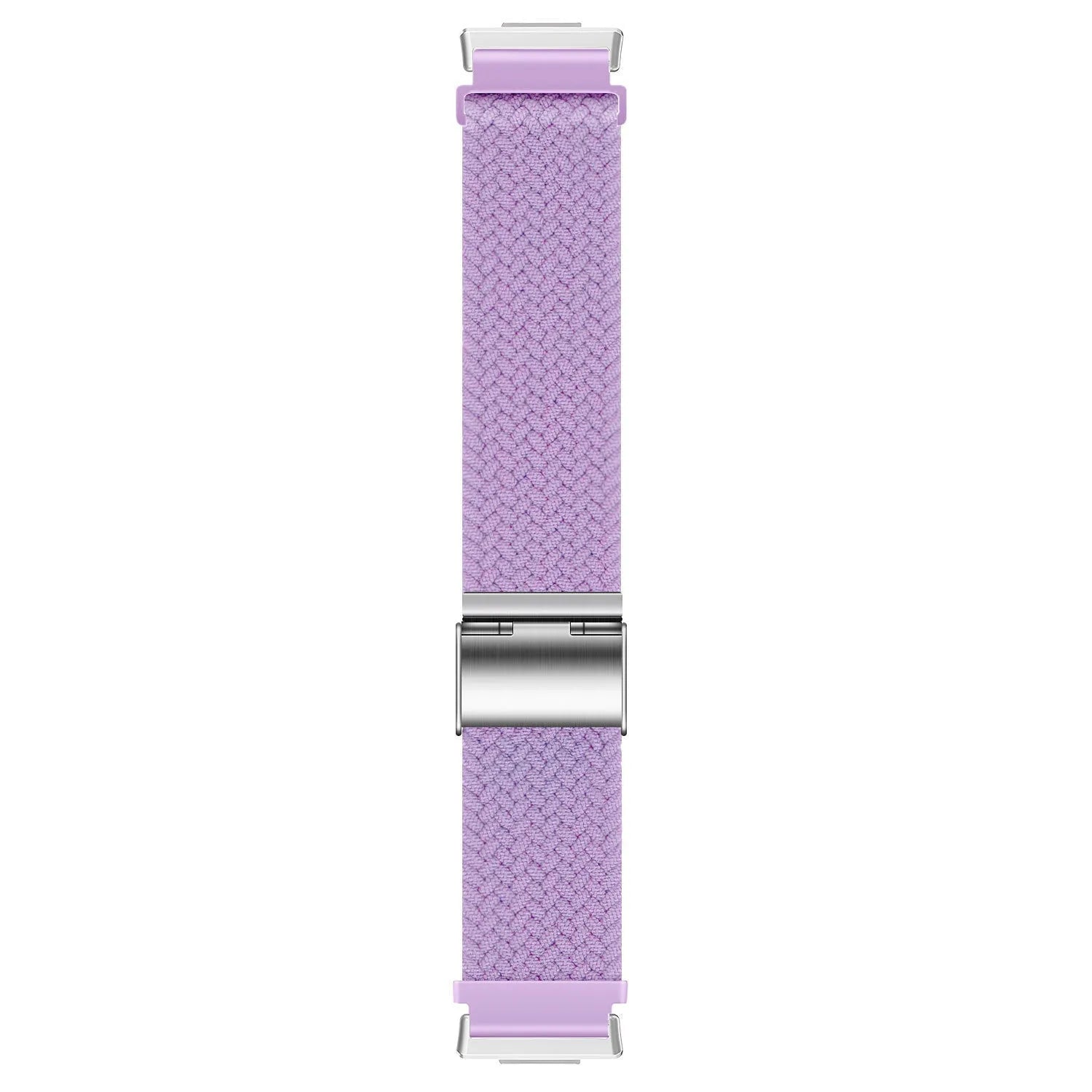 Nylon Adjustable Braided Strap, lilac, laid flat, joined, direct top view