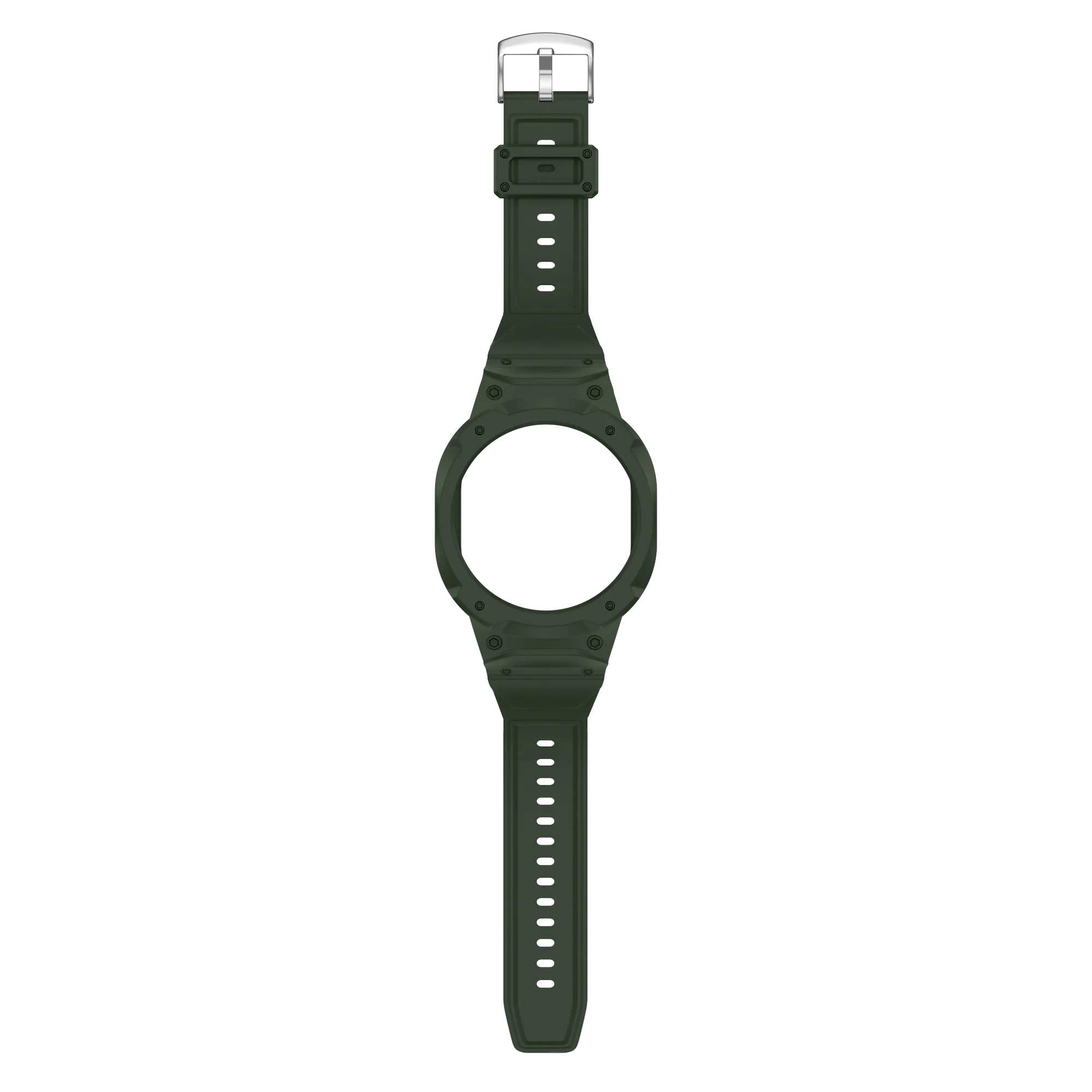 Samsung Galaxy Watch 8 - 44mm TPU bandje met frame (groen)