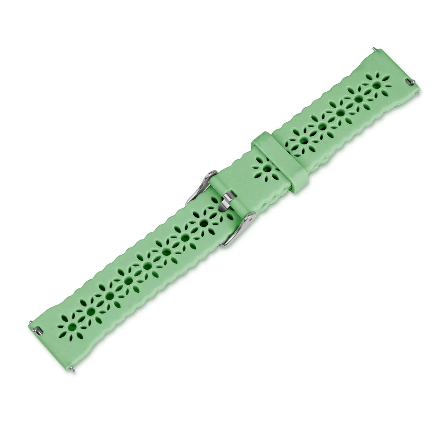 Coros Pace 2 Patterned Silicone Strap (Green)
