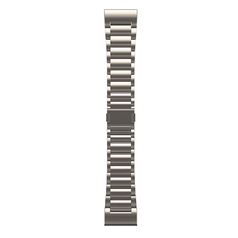 Magnetic Titanium Strap, laid flat, joined, direct top view