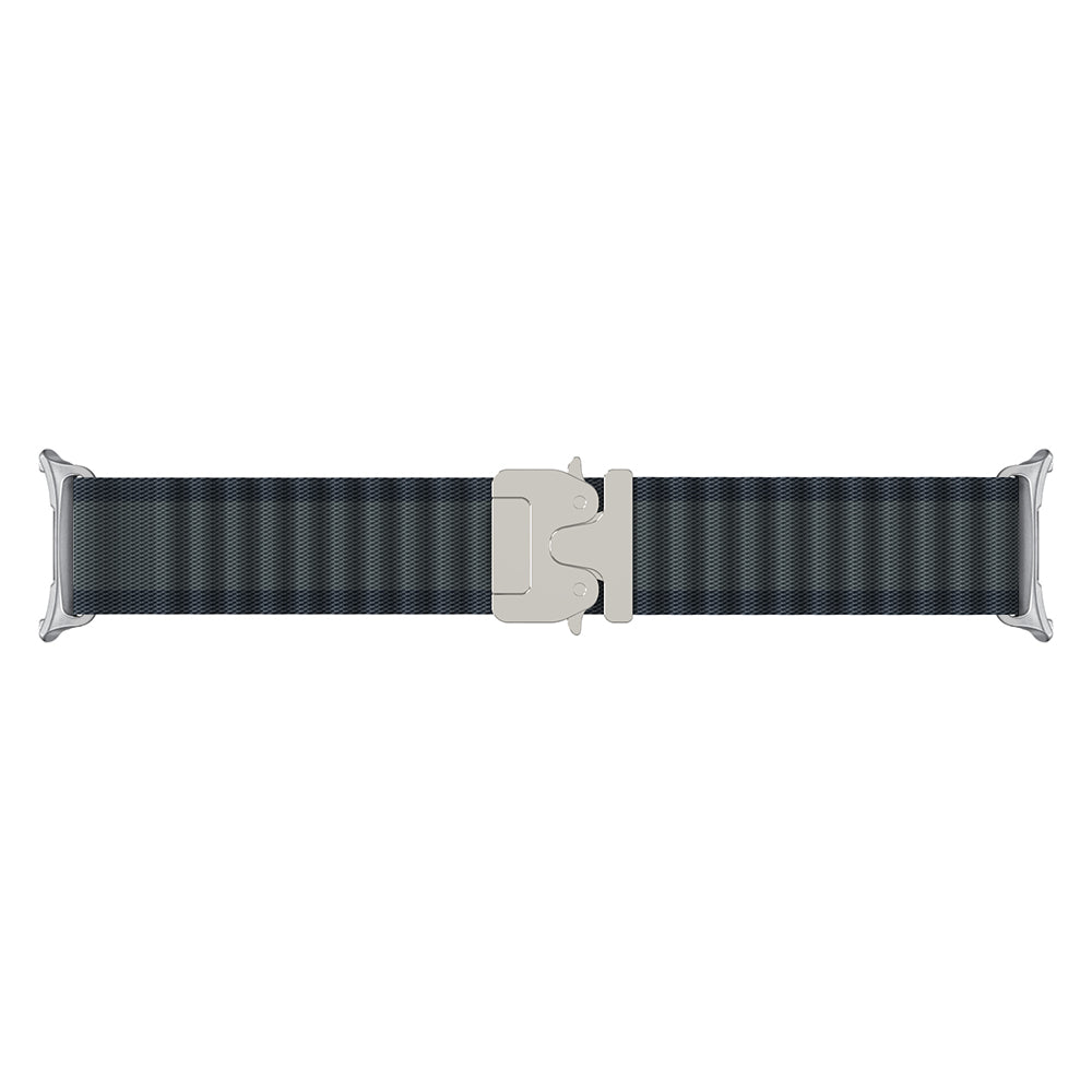 Correa nylon Outdoor con hebilla-P Samsung Galaxy Watch 8 - 40mm (negro con plata)