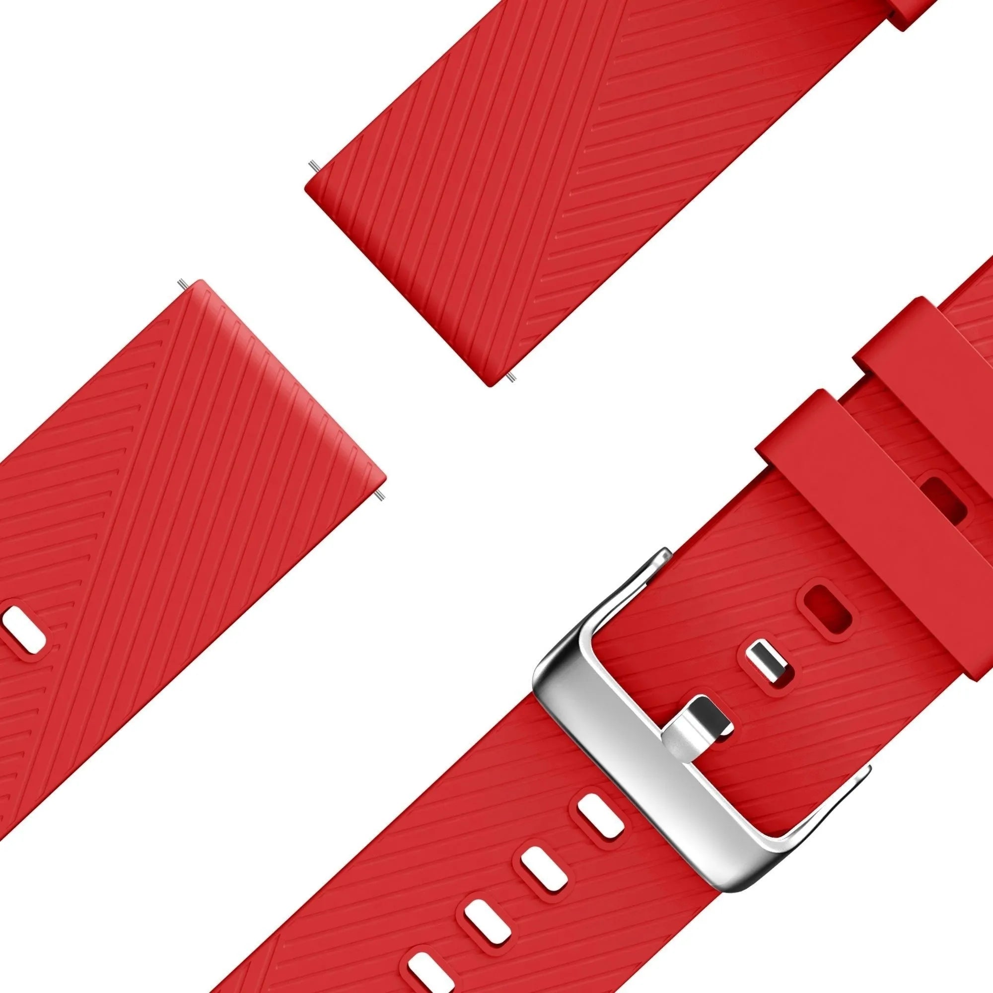 Bandz Oppo Watch X2 Silikonarmband 'Deluxe' (Rot)