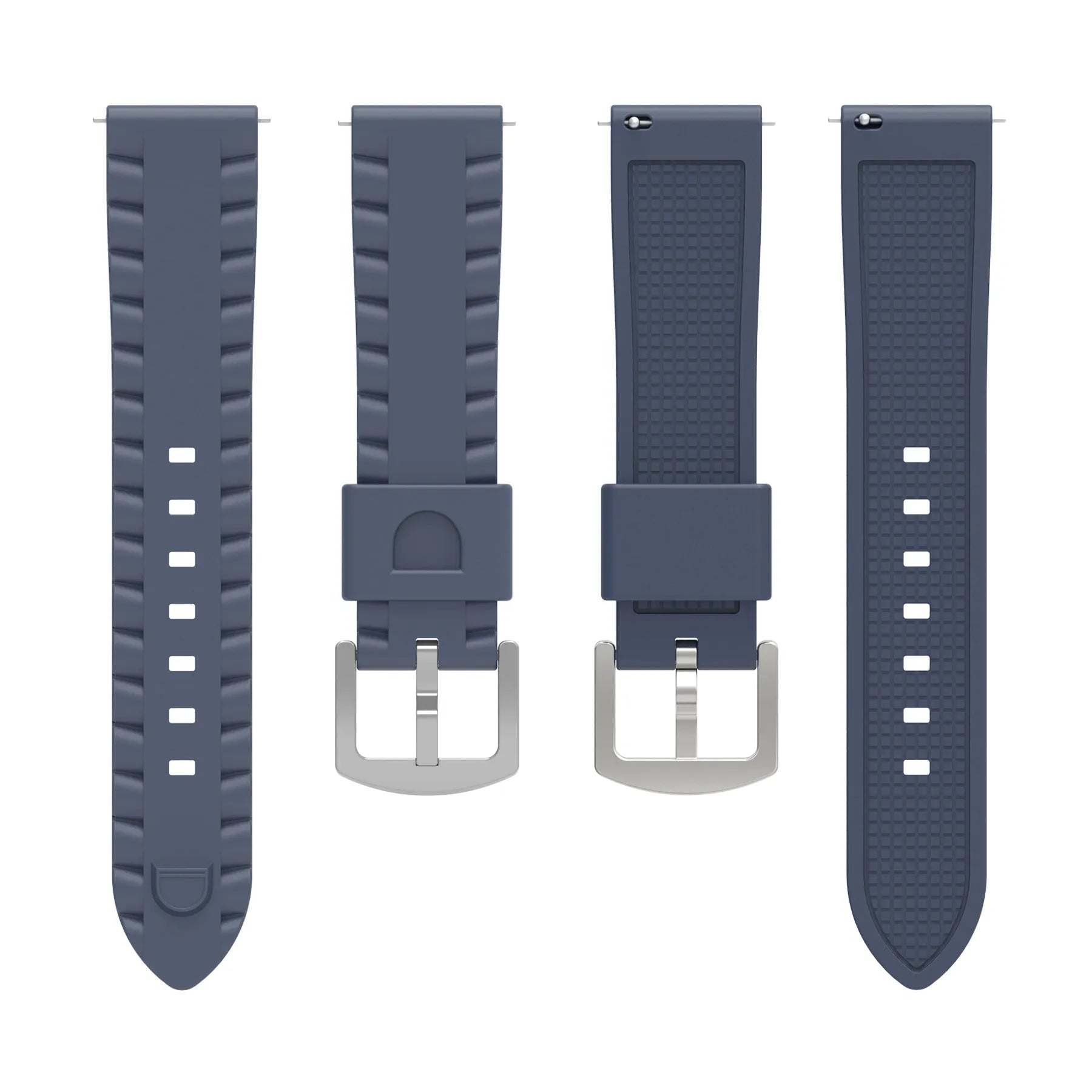 Correa silicona ondulada TicWatch Pro 5 Enduro (gris)