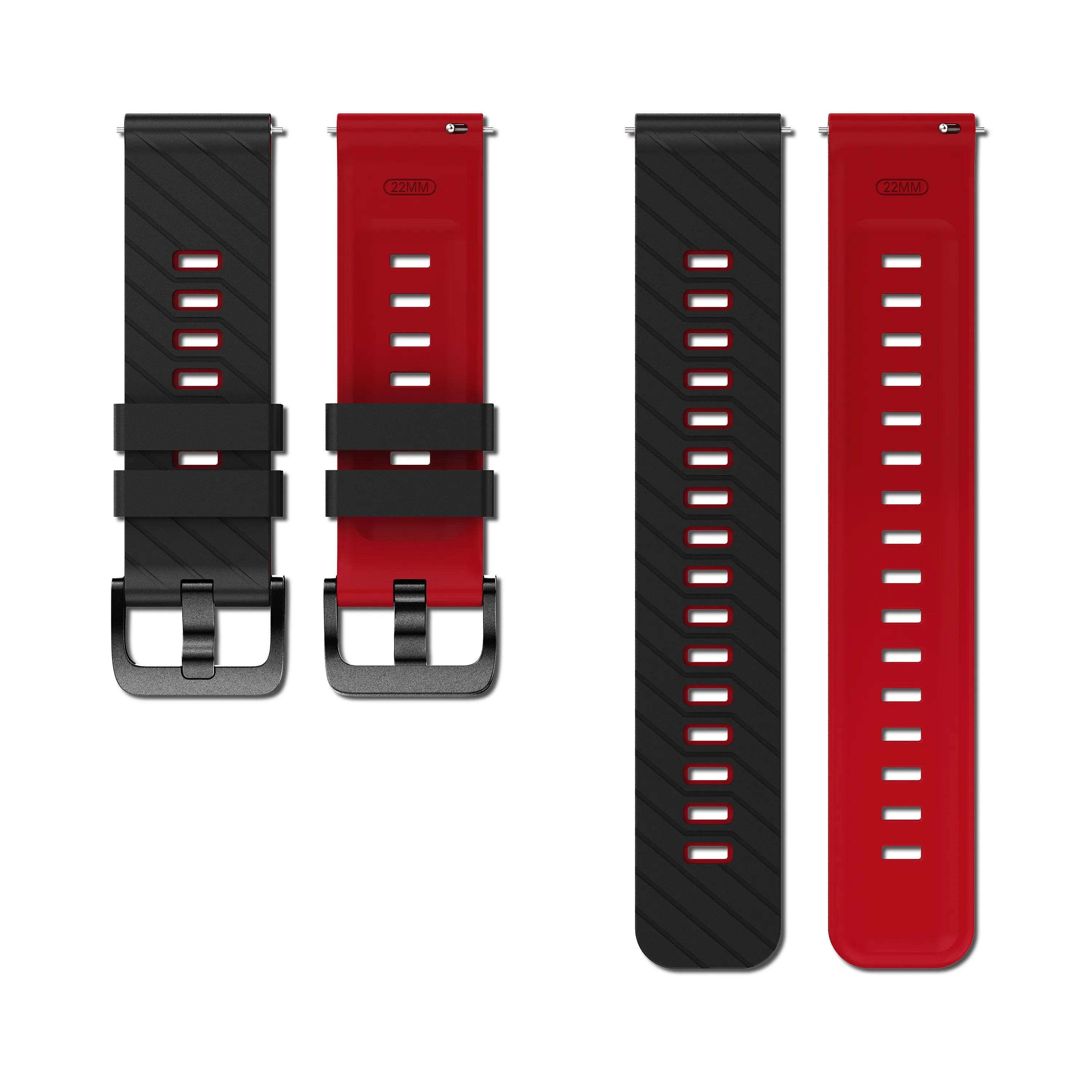 Huawei Watch GT 6 Pro Twill Sport Strap (Black/Red)