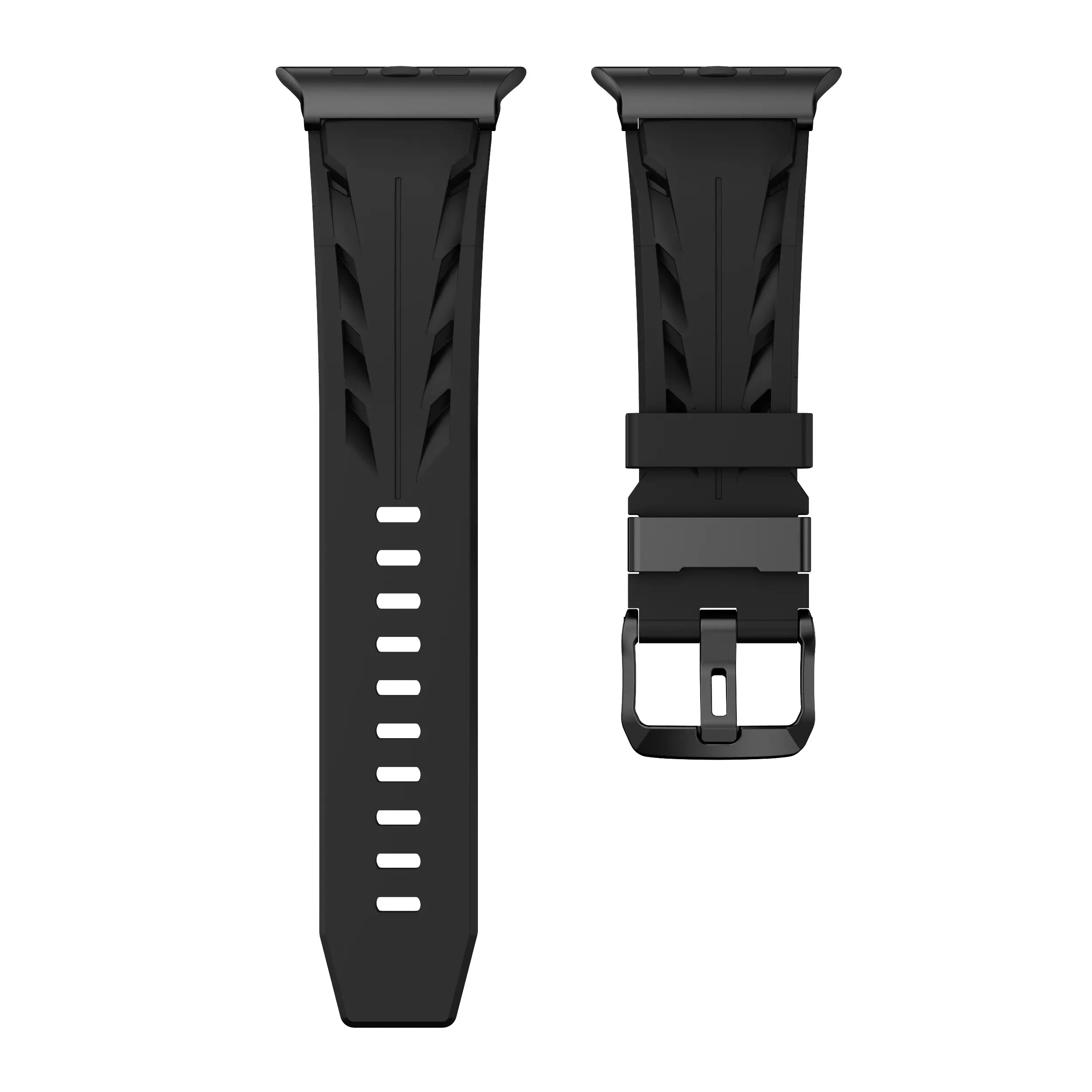 Correa silicona race Apple Watch (negro)