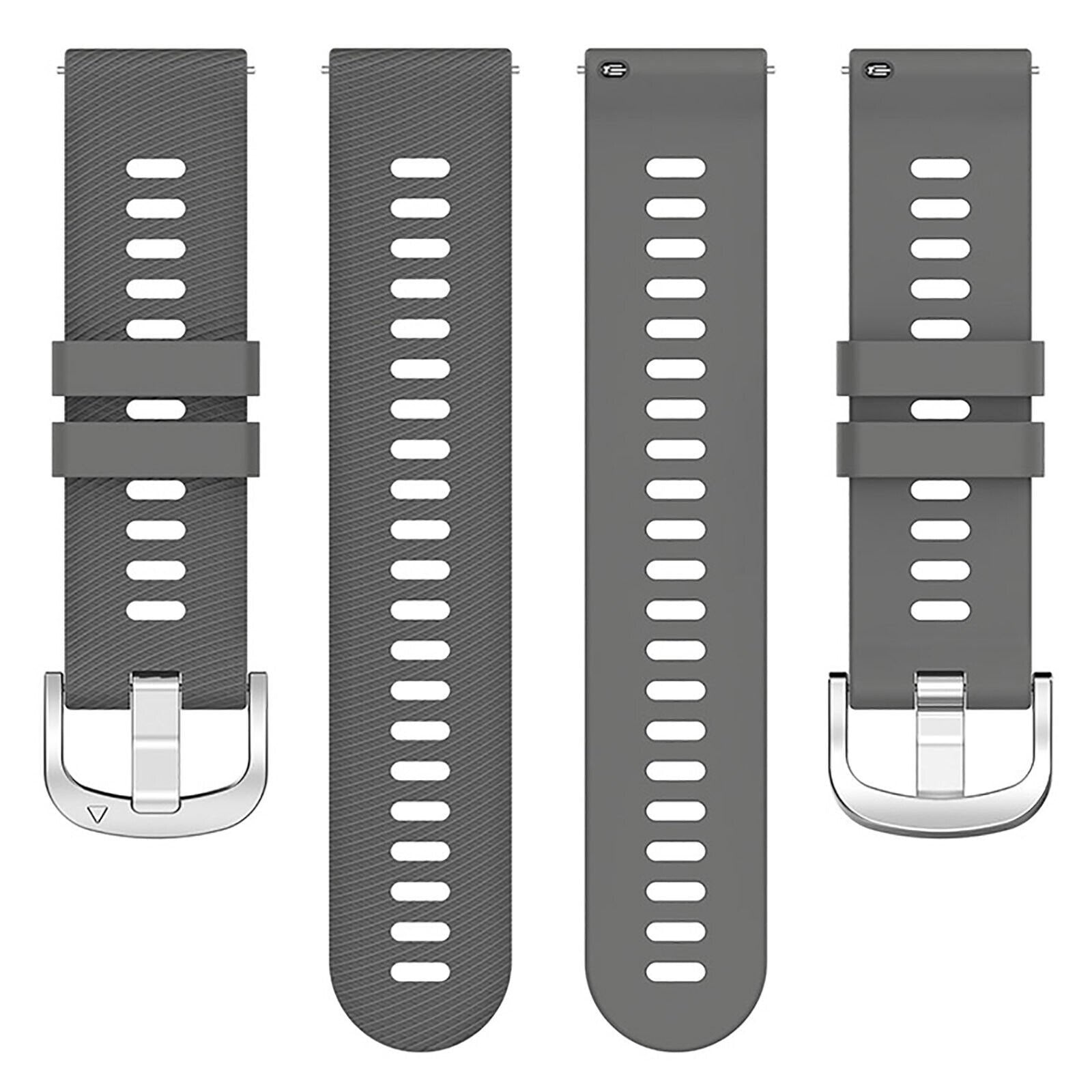 Coros Apex 4 - 42mm siliconen bandje (donkergrijs)