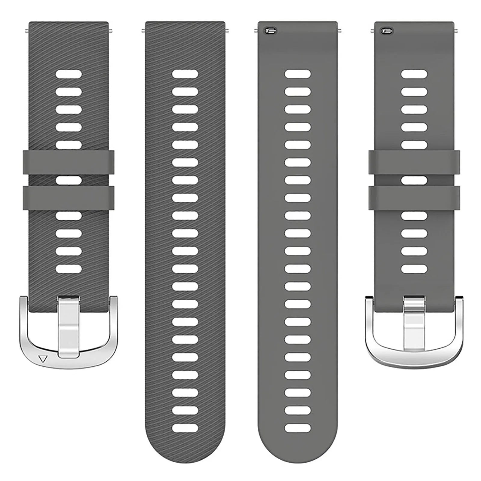 Coros Apex 4 - 42mm siliconen bandje (donkergrijs)