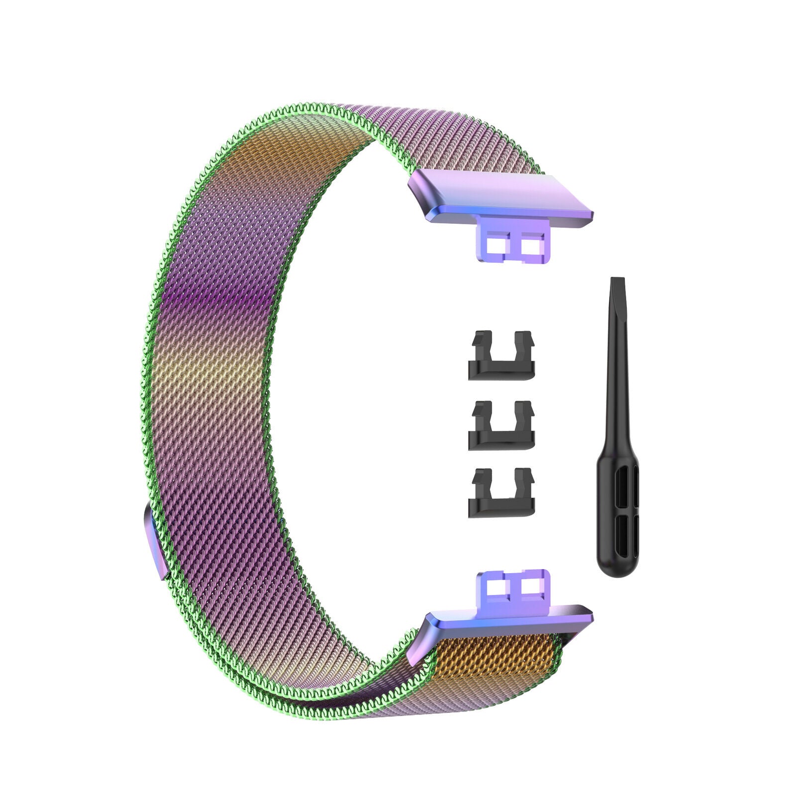 Bracelet Milanais Huawei Watch Fit SE (arc-en-ciel)