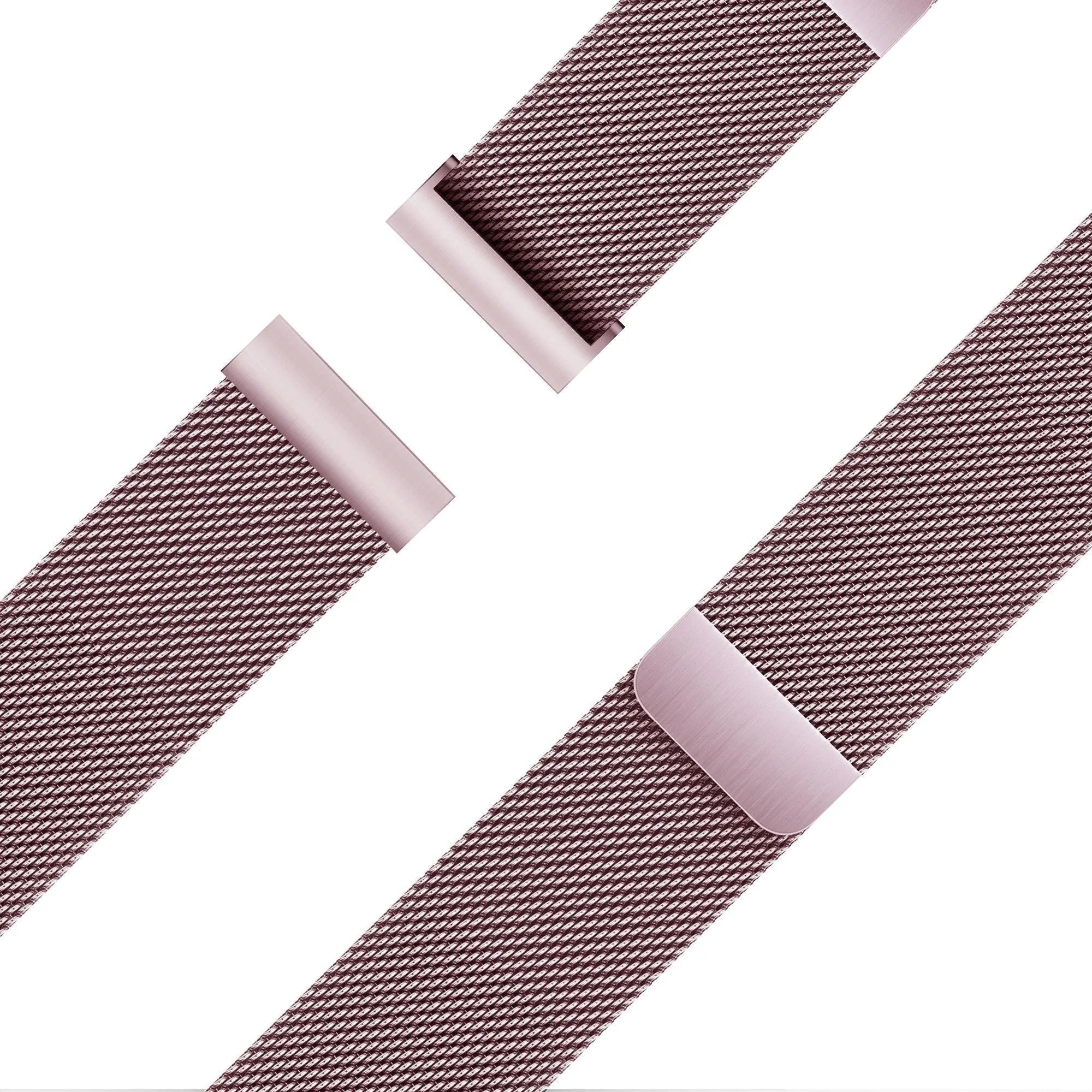 Bandz ICE Smart 3.0 Rectangular 1.78 Milanese Loop Armband (Rosa)