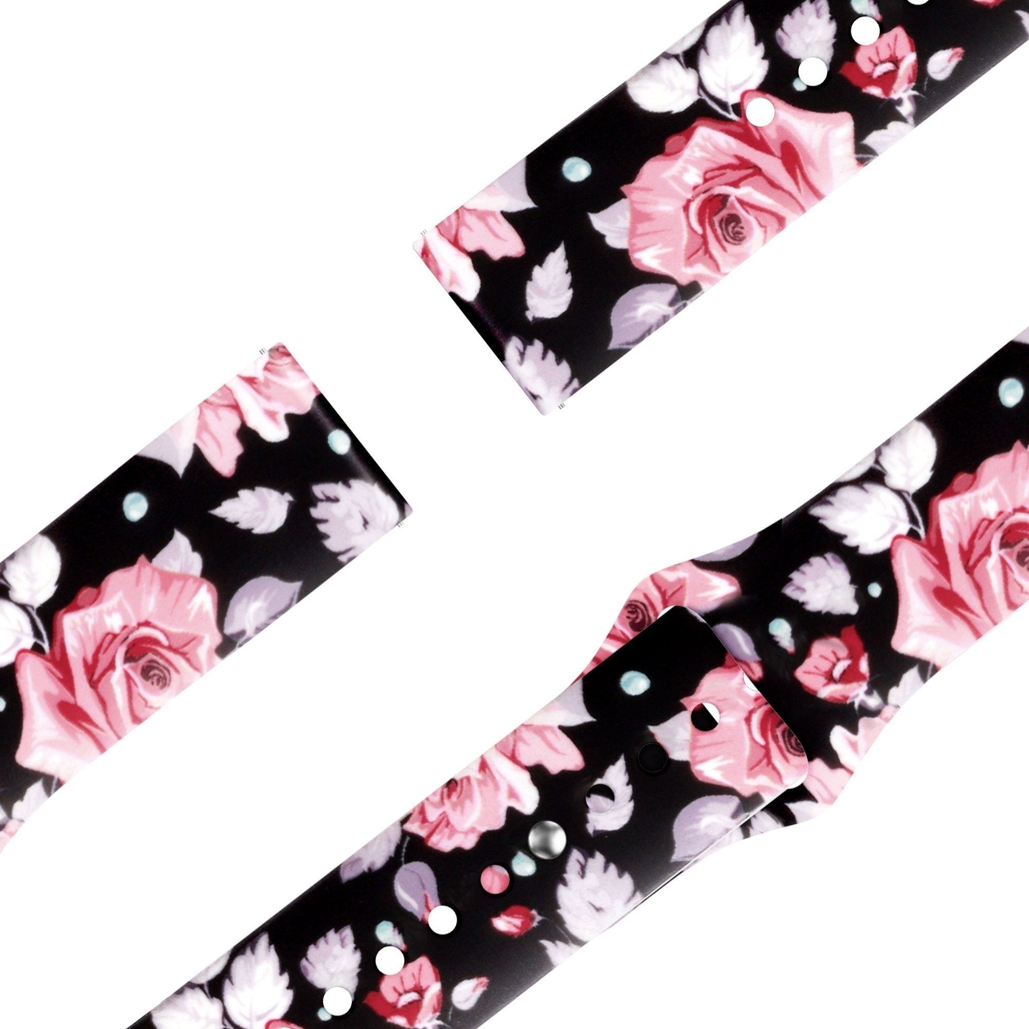 Bandz Amazfit Active 3 Premium Patterned Strap ('Flower')