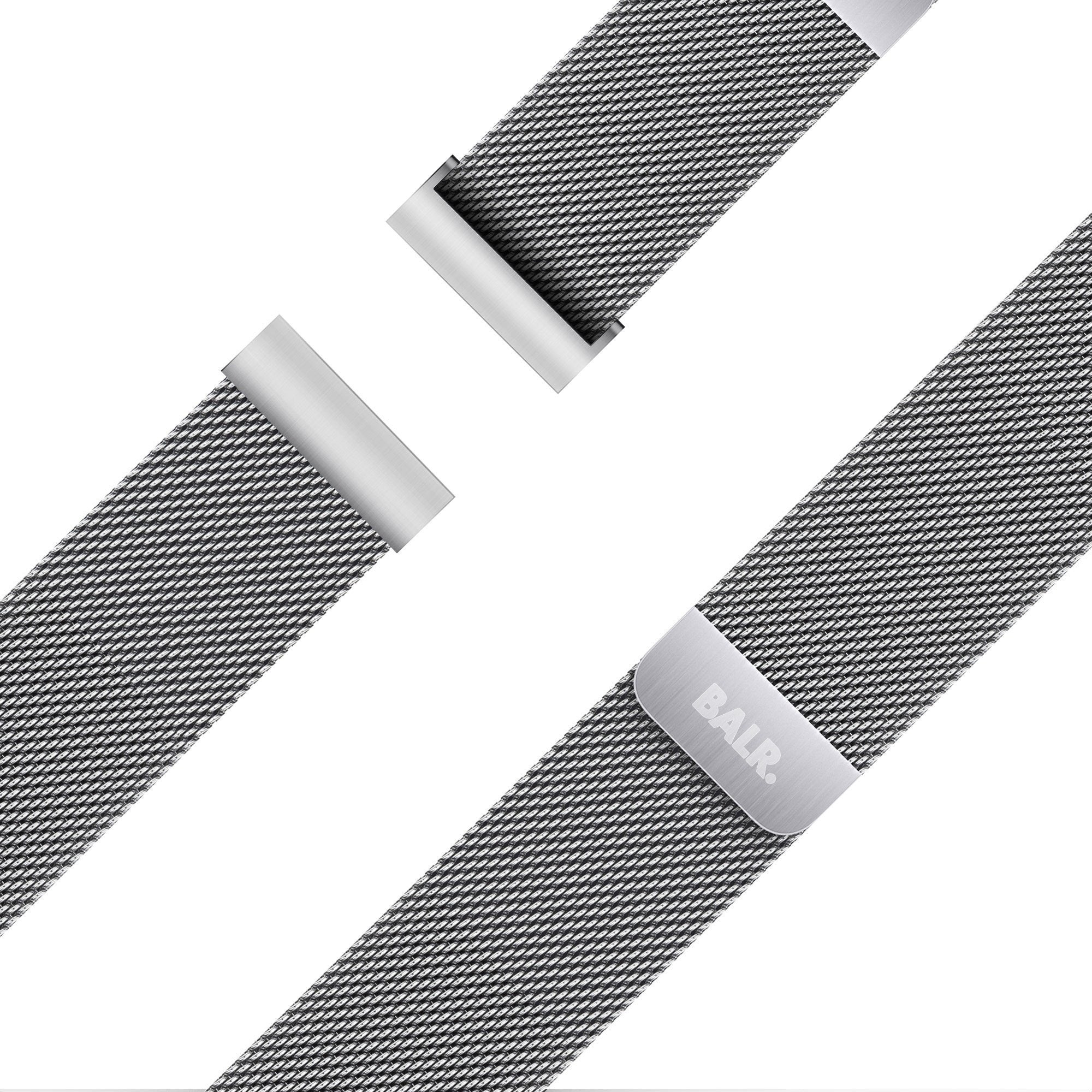 BALR Samsung Galaxy Watch FE Milanese Strap (Silver)