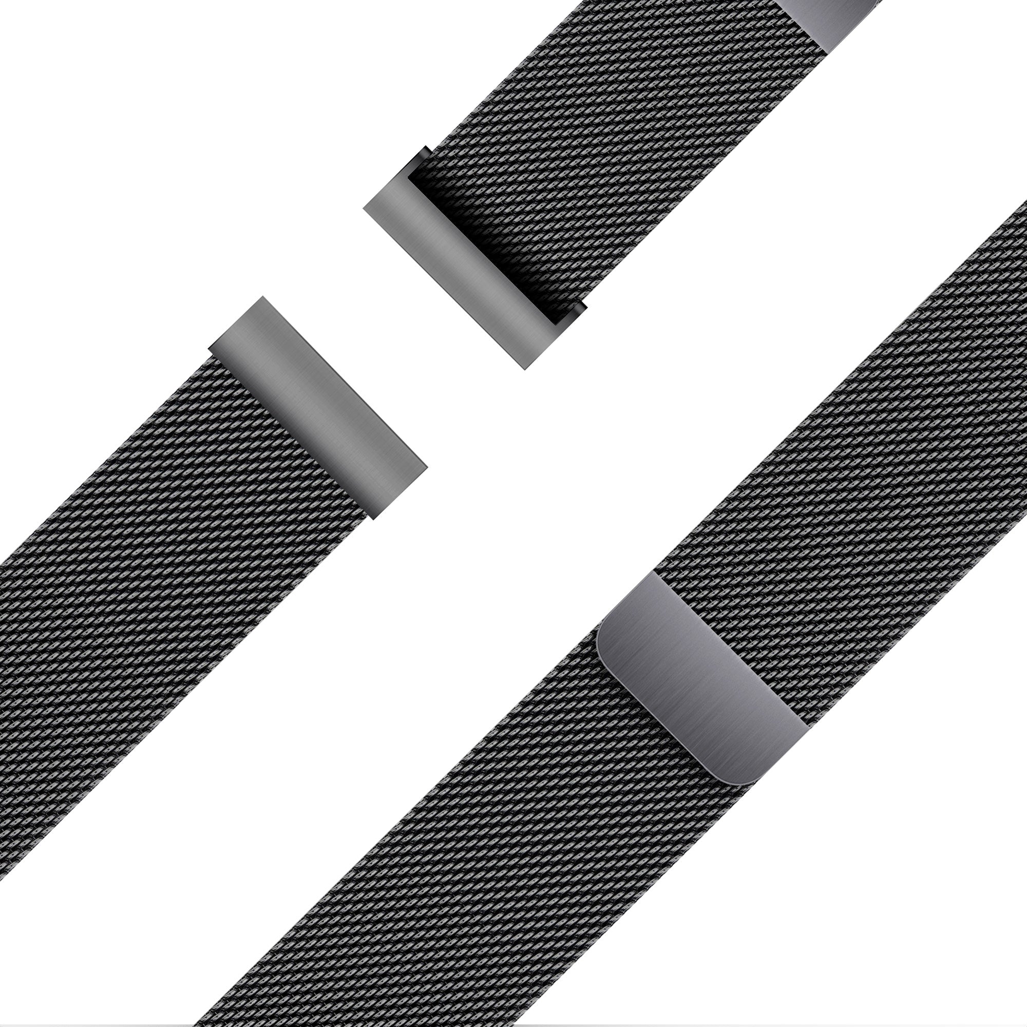 Bandz Garmin Venu 3s Milanese Loop Strap (Black)