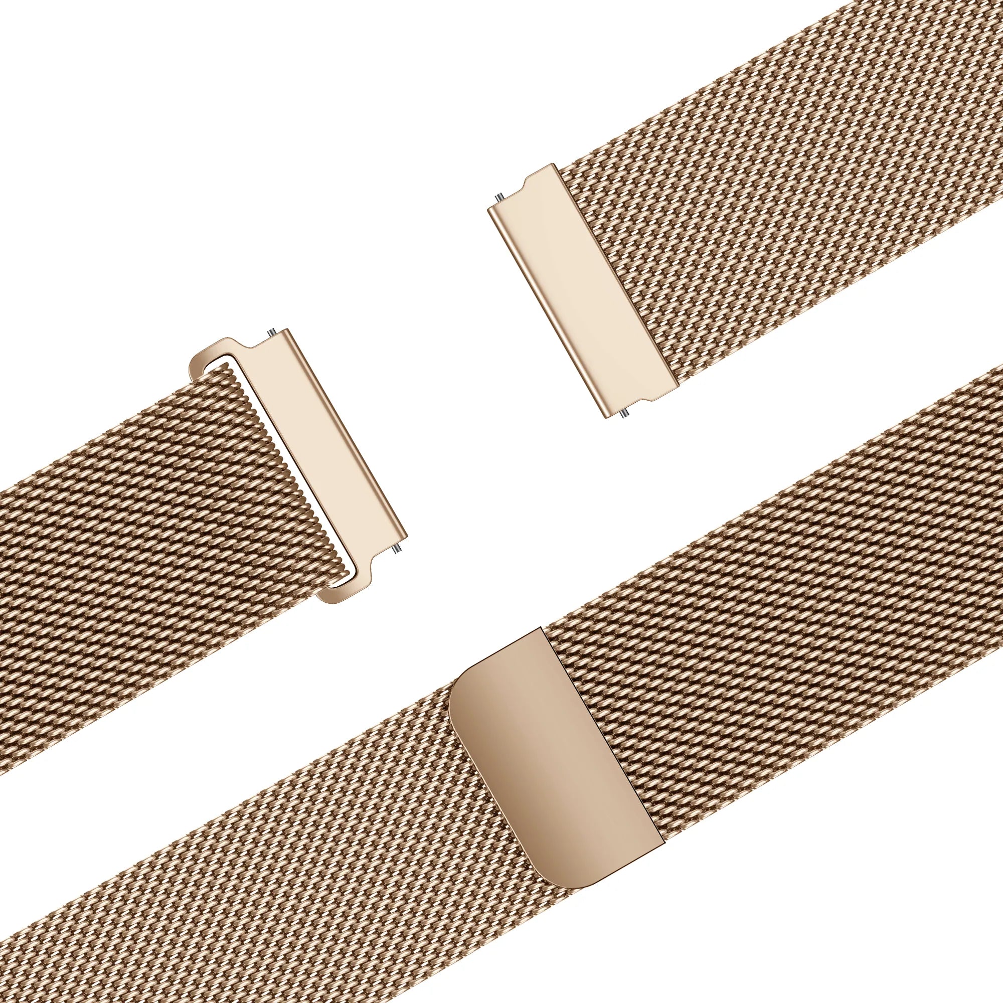 Bandz Fossil Gen 5e - 42mm Milanese Strap 'Easy fit' (Rose Gold)