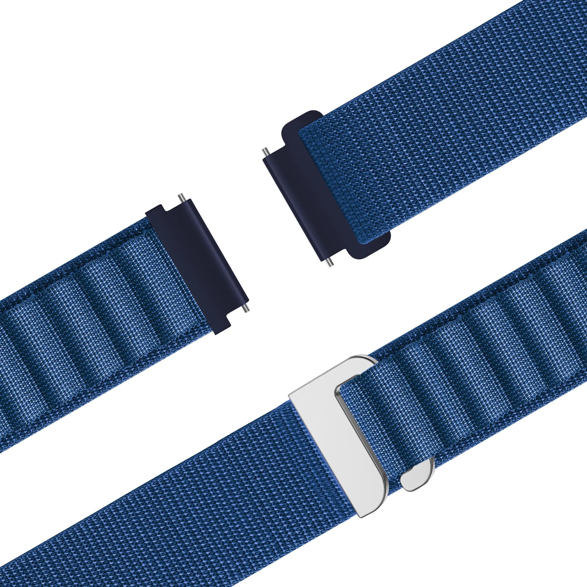 Bandz Garmin Vivoactive 4 Alpine Nylonarmband (Blau)
