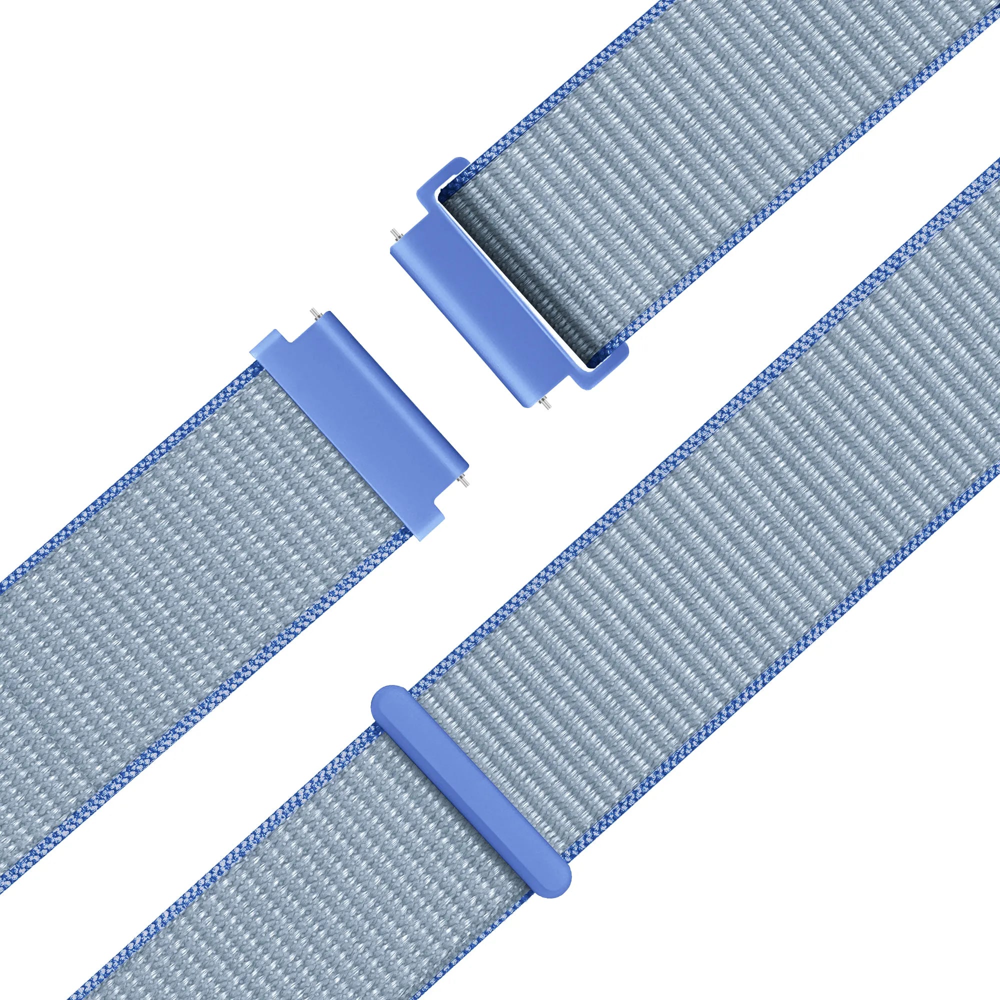 Bandz Garmin Vivoactive 4 Nylon Loop Armband (Hellblau)