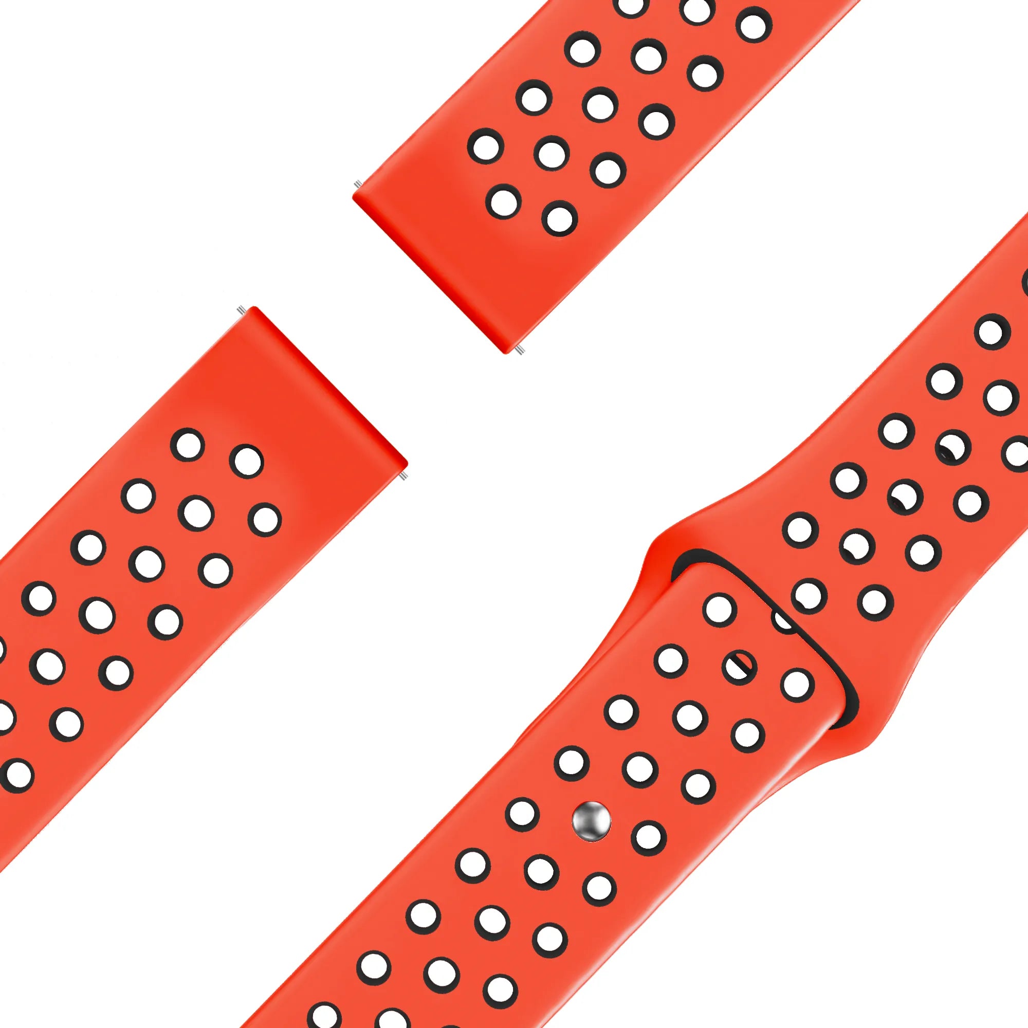 Bandz Bracelet sport 'Deluxe' Garmin Venu 2 (rouge/noir)