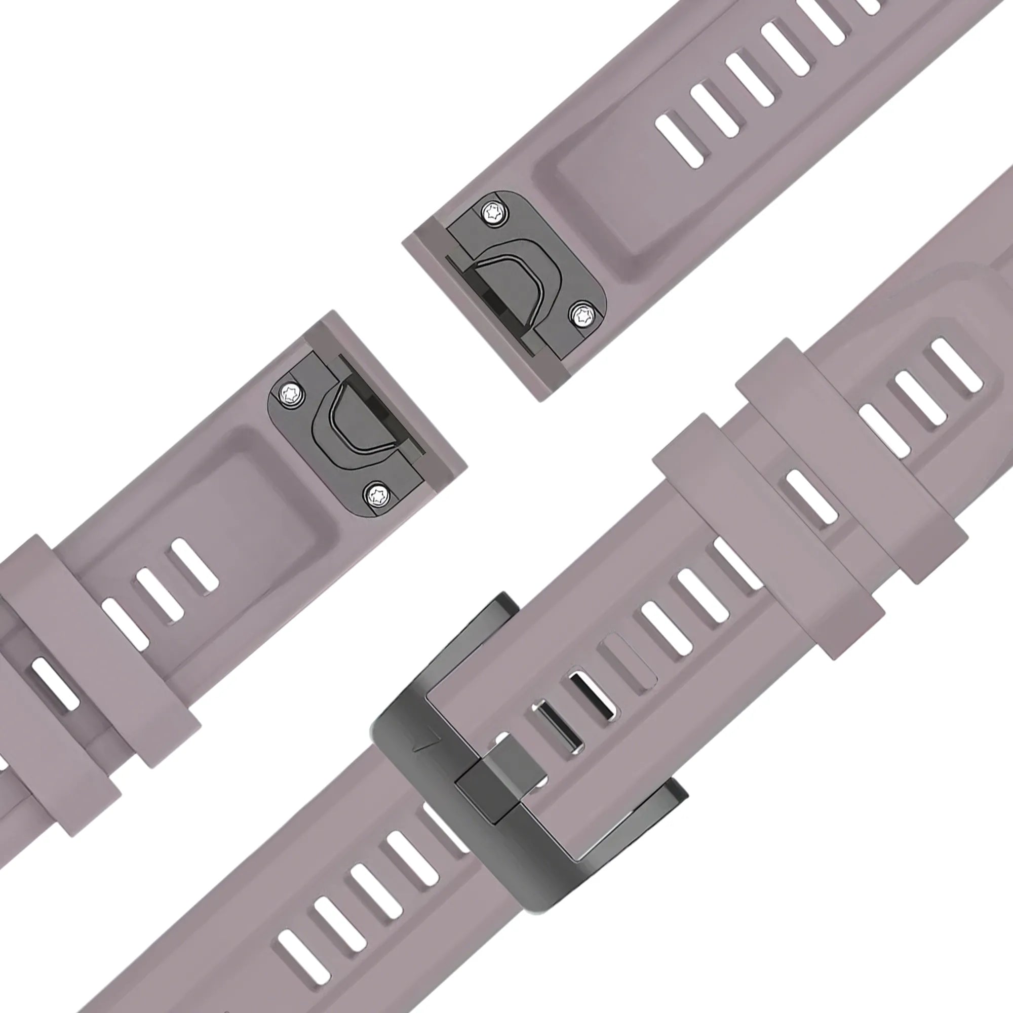 Bandz Garmin D2 Delta PX Silikonarmband 'Classic' (Lavendel Grau)