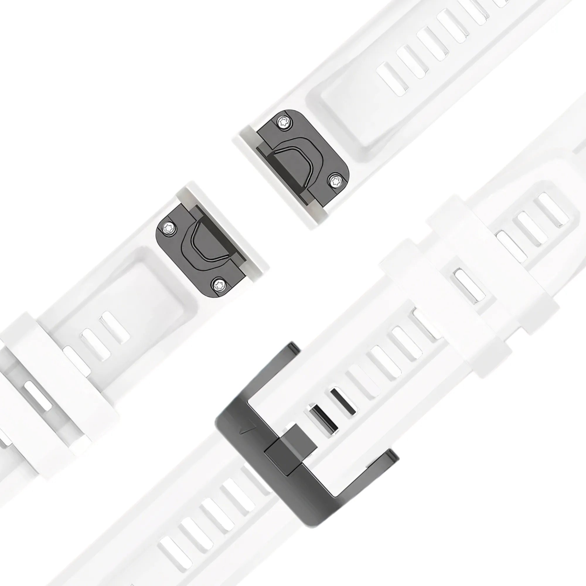 Bandz Garmin D2 Mach 1 Pro Silikonarmband 'Classic' (Weiß)