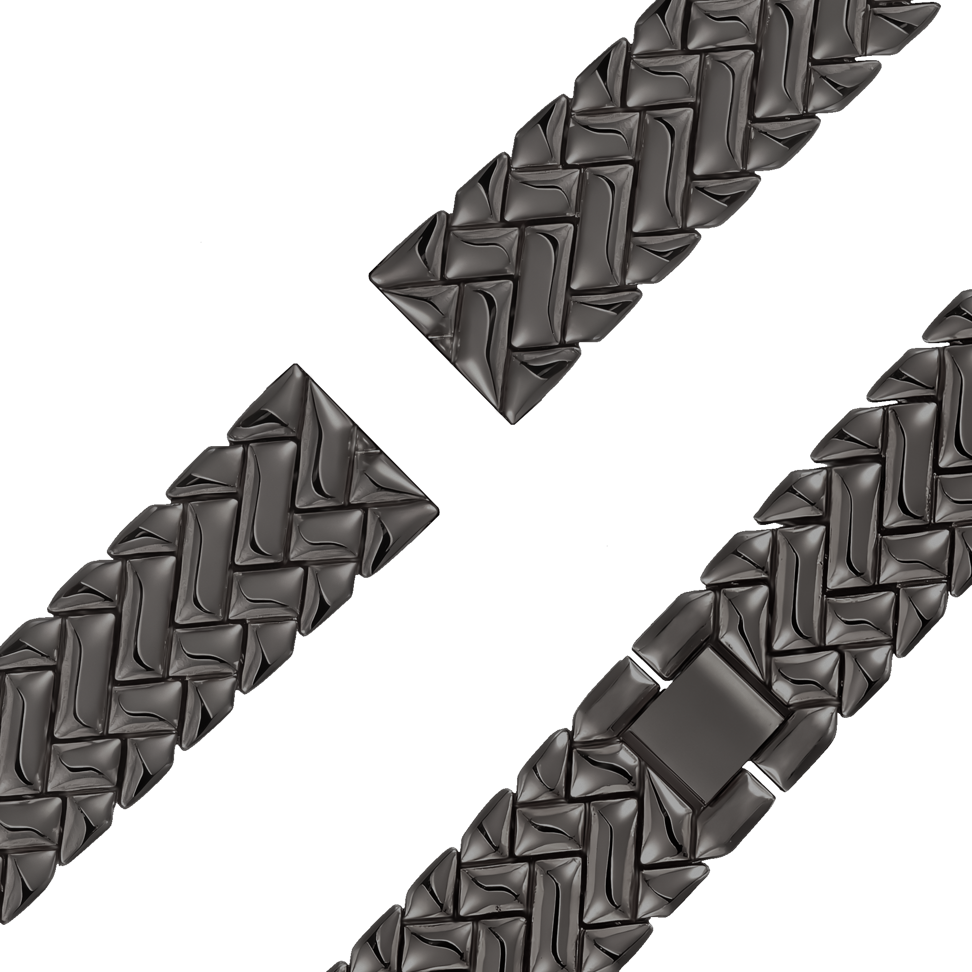 Bandz Xiaomi Watch S4 - 41mm Metal Strap 'V-Type' (Black)