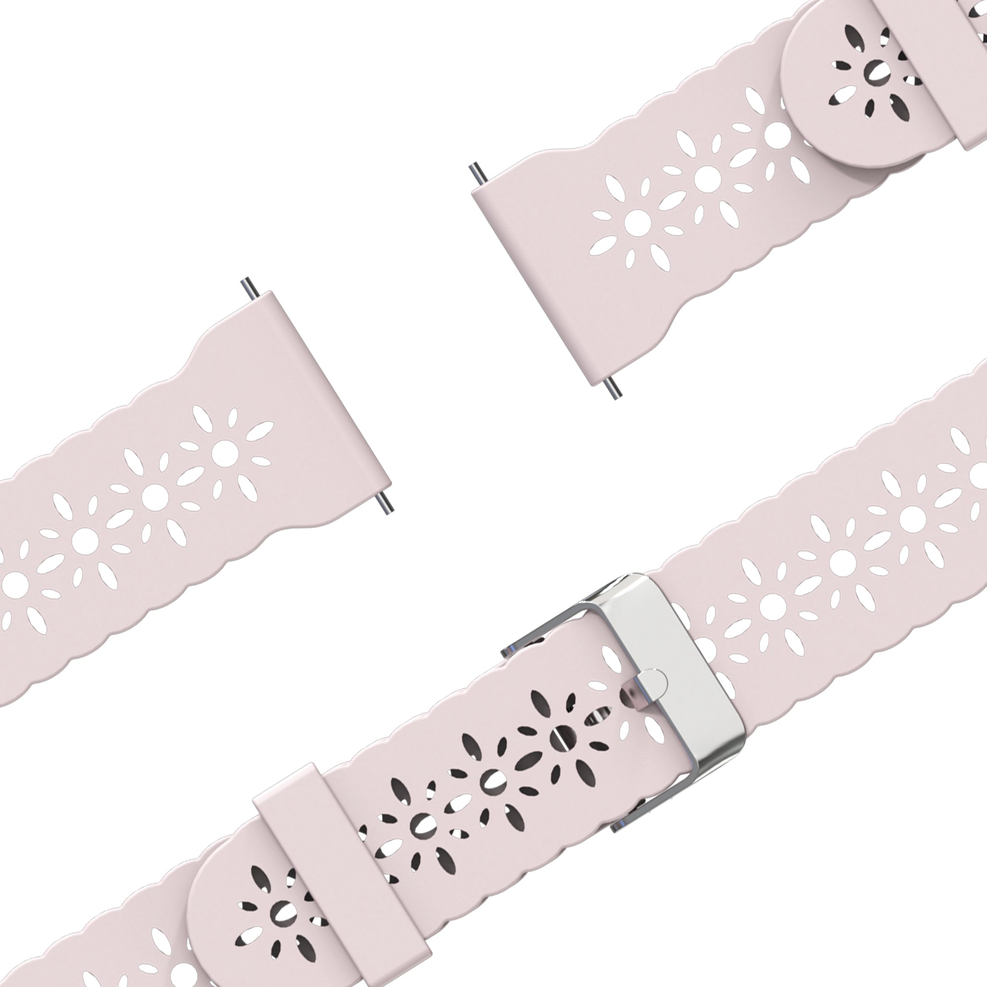 Bandz Garmin Vivoactive 5 Silicone Strap 'Lace' (Pink)