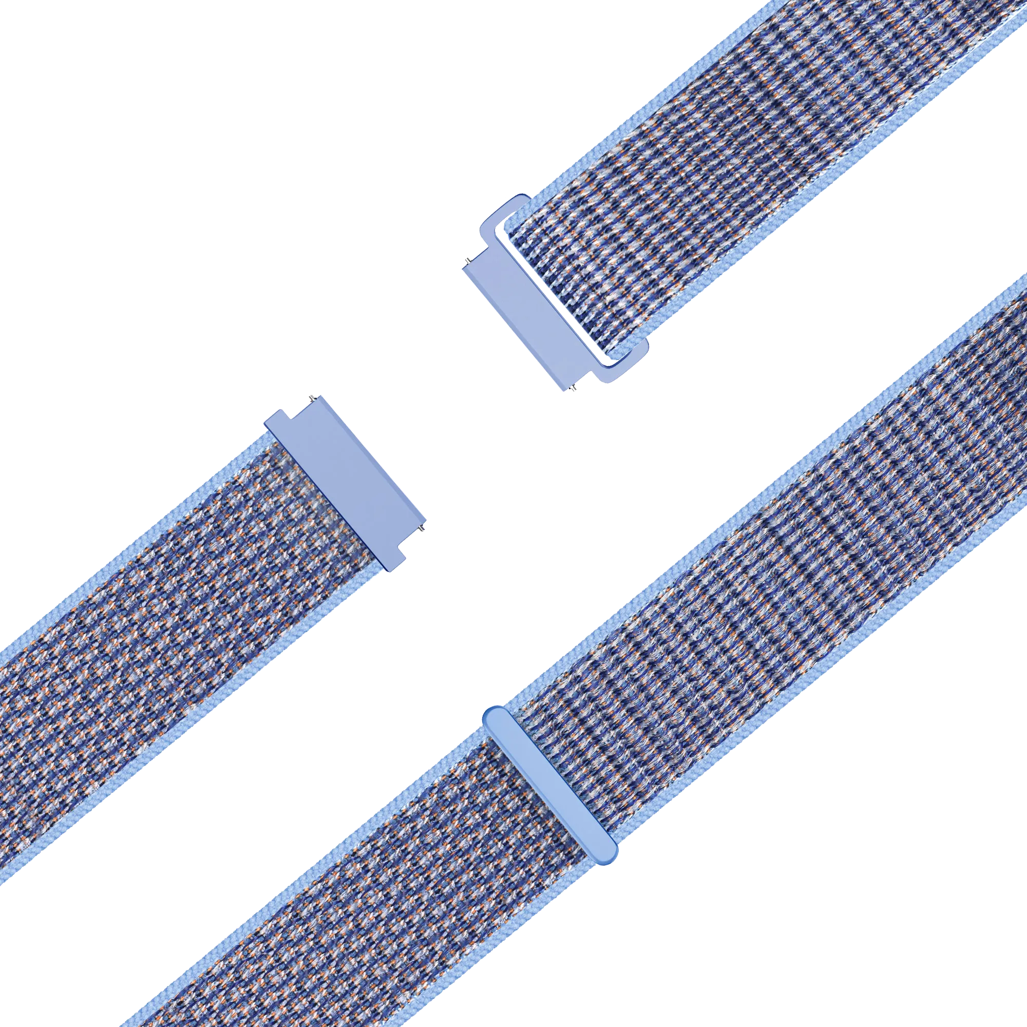 Bandz Garmin Forerunner 170 Nylon Loop Armband (Azurblau)