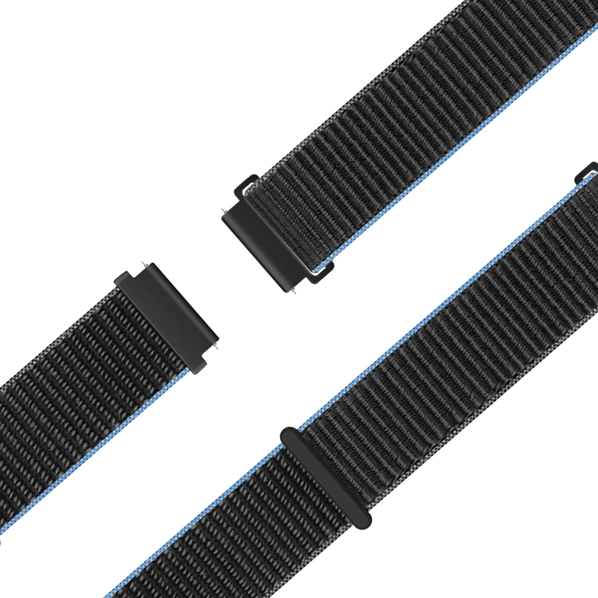 Bandz Garmin Forerunner 570 - 47mm Nylon Loop Strap (Charcoal)