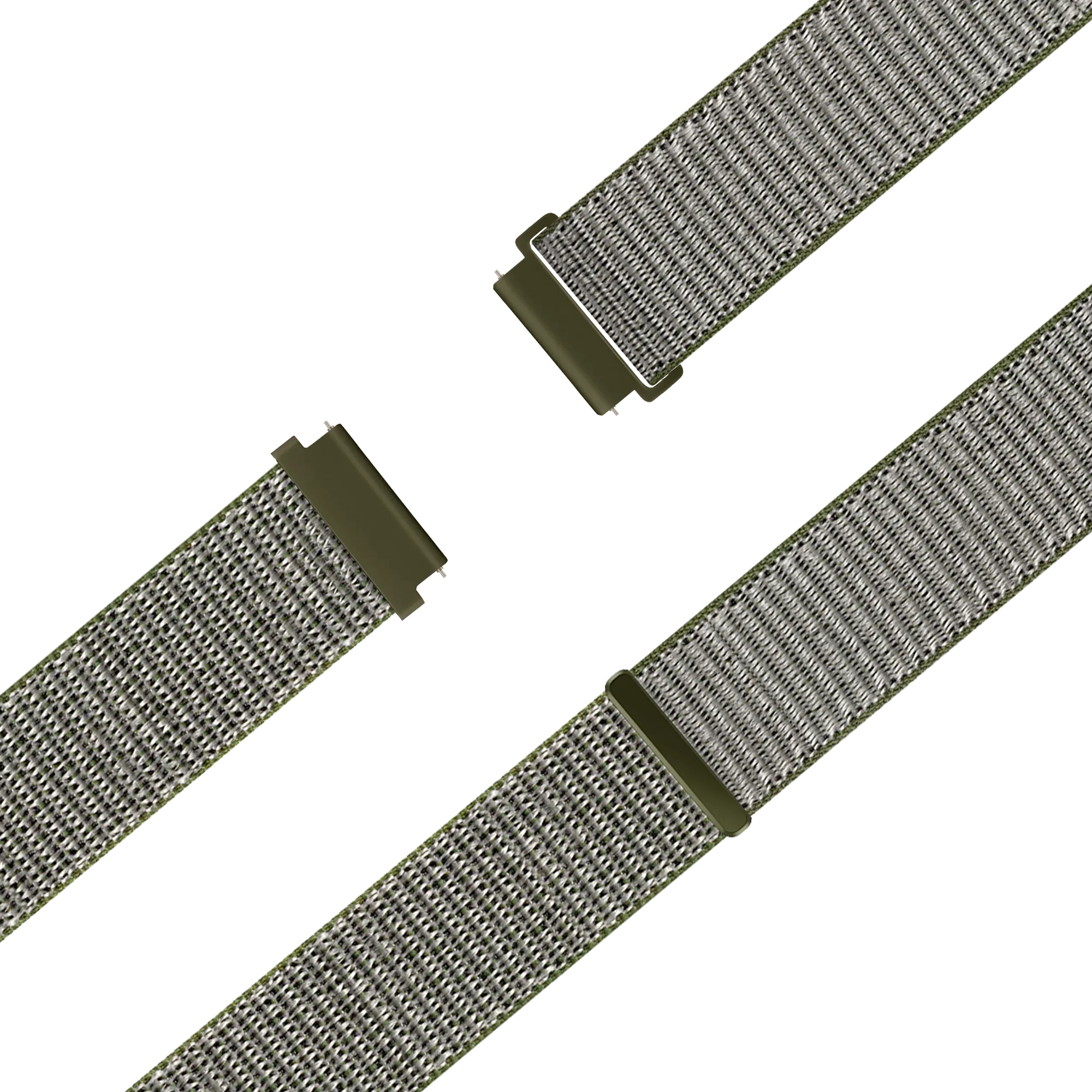 Bandz Garmin Forerunner 70 Nylon Loop Strap (Olive Green)