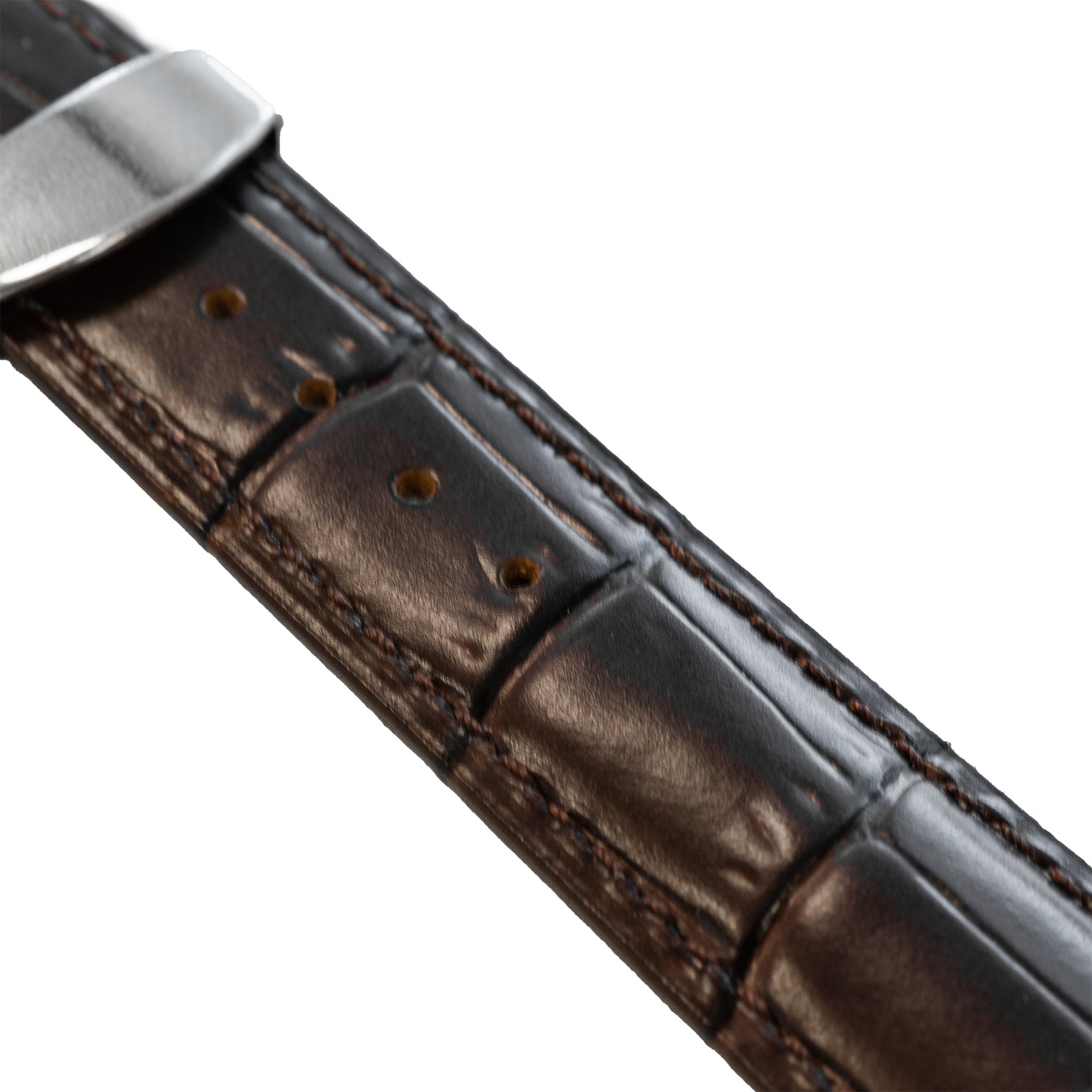 Withings Steel HR Sport Luxury Leather Strap (Dark Brown)