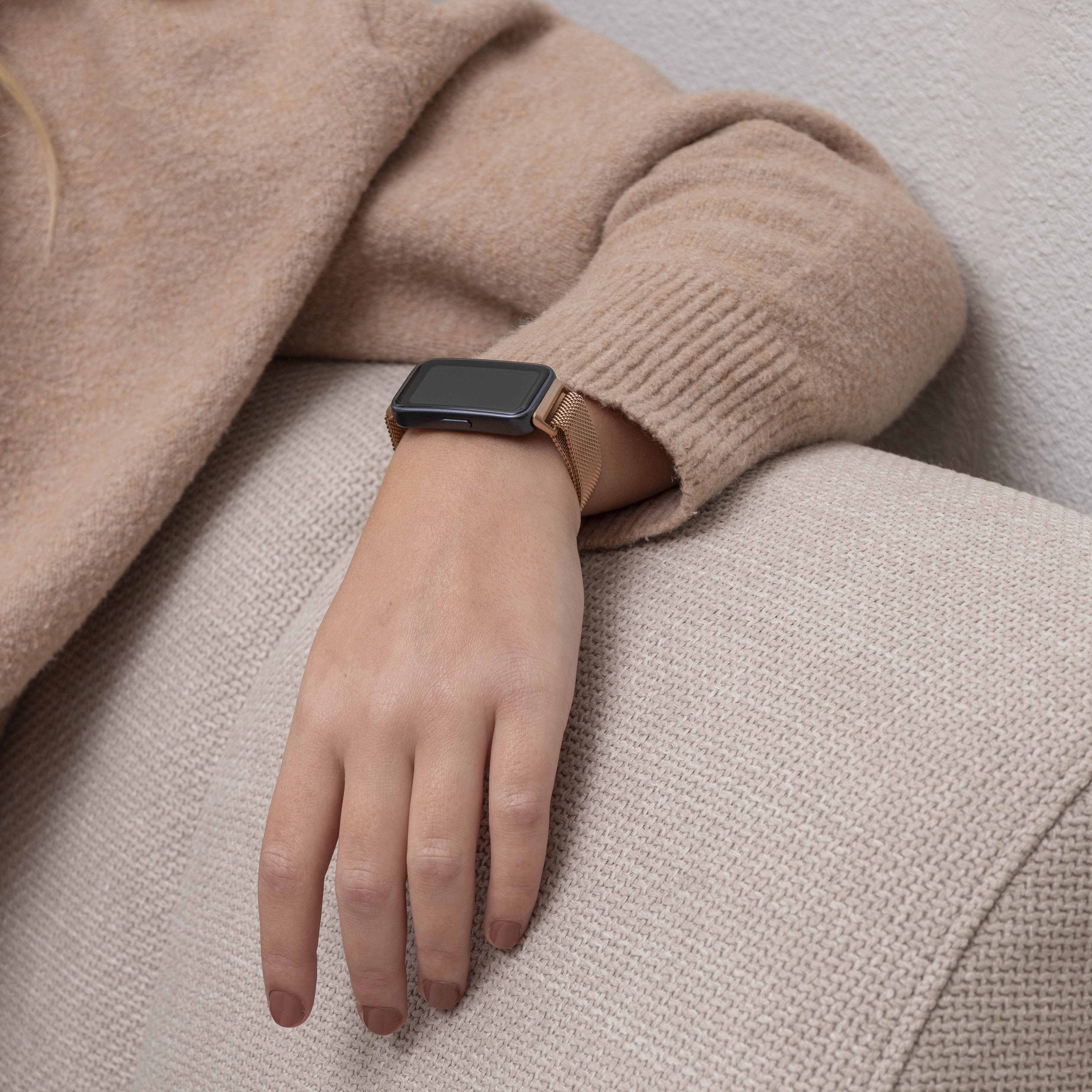 Huawei Band 8 Milanese Strap (Rose Gold)