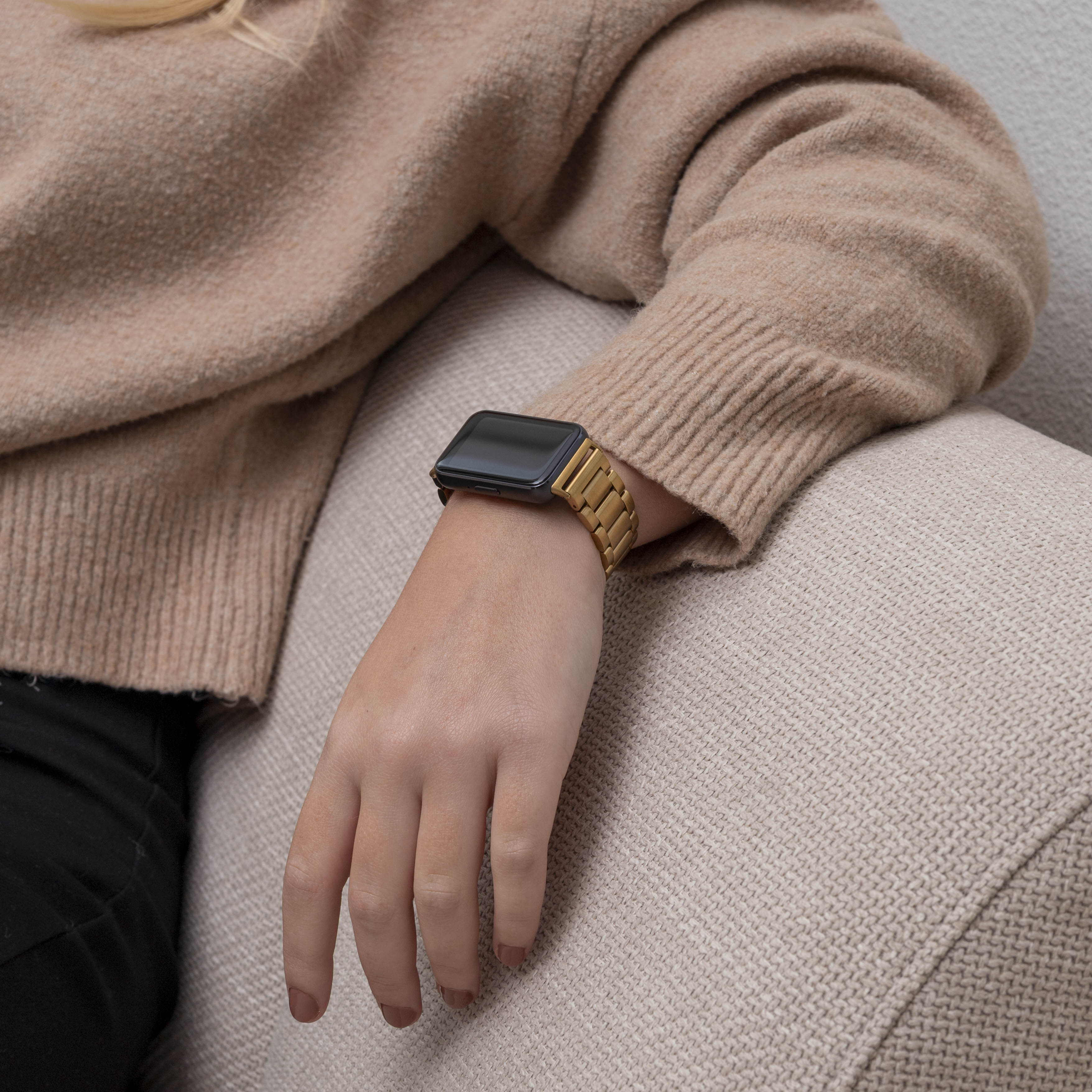 Samsung Galaxy Fit 3 Stahlarmband (Gold)