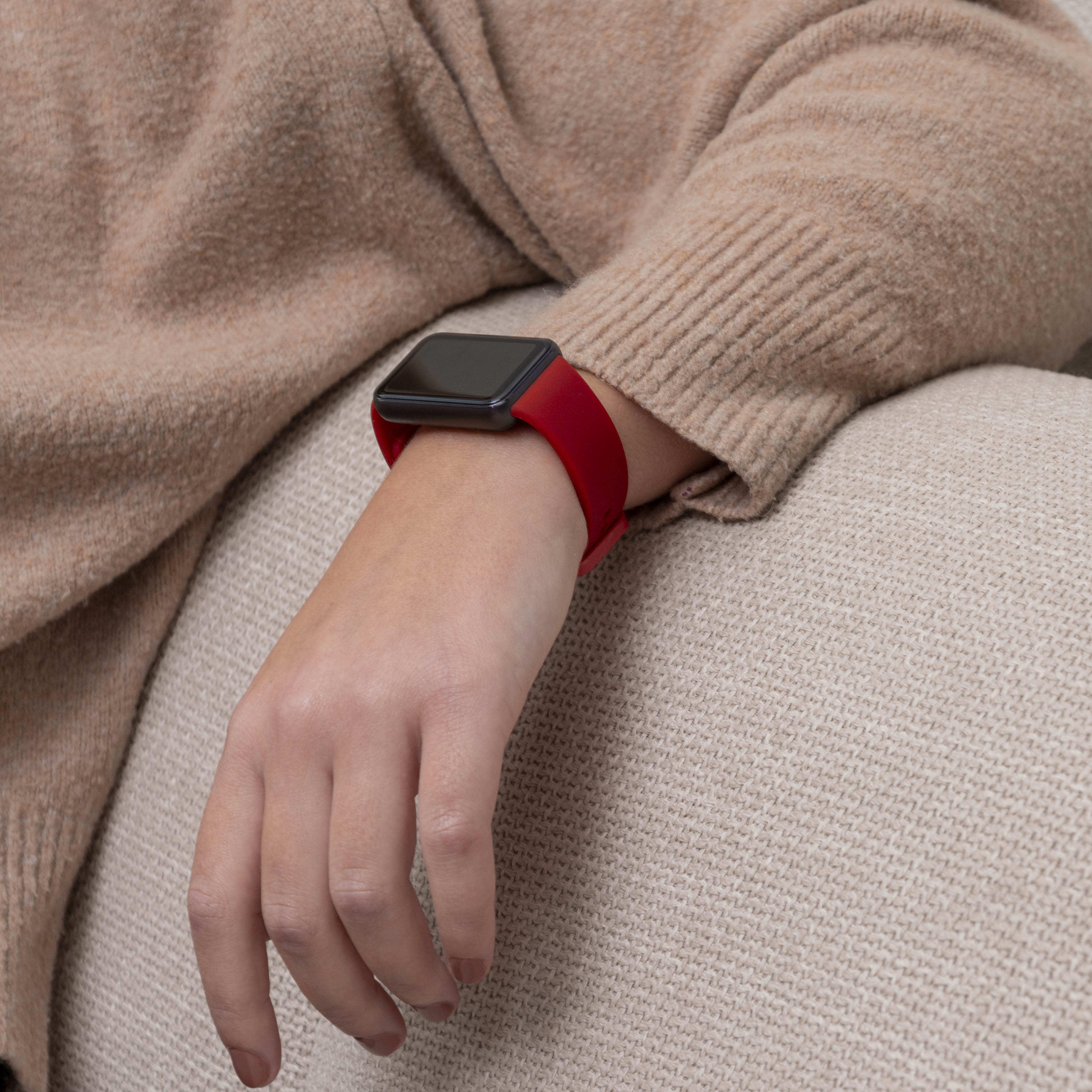 Samsung Galaxy Fit 3 siliconen bandje (rood)