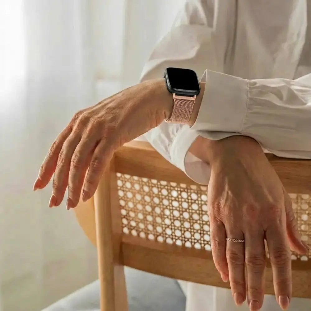 Xiaomi Smart Band 9 Pro Miilanese Armband (Roségold)