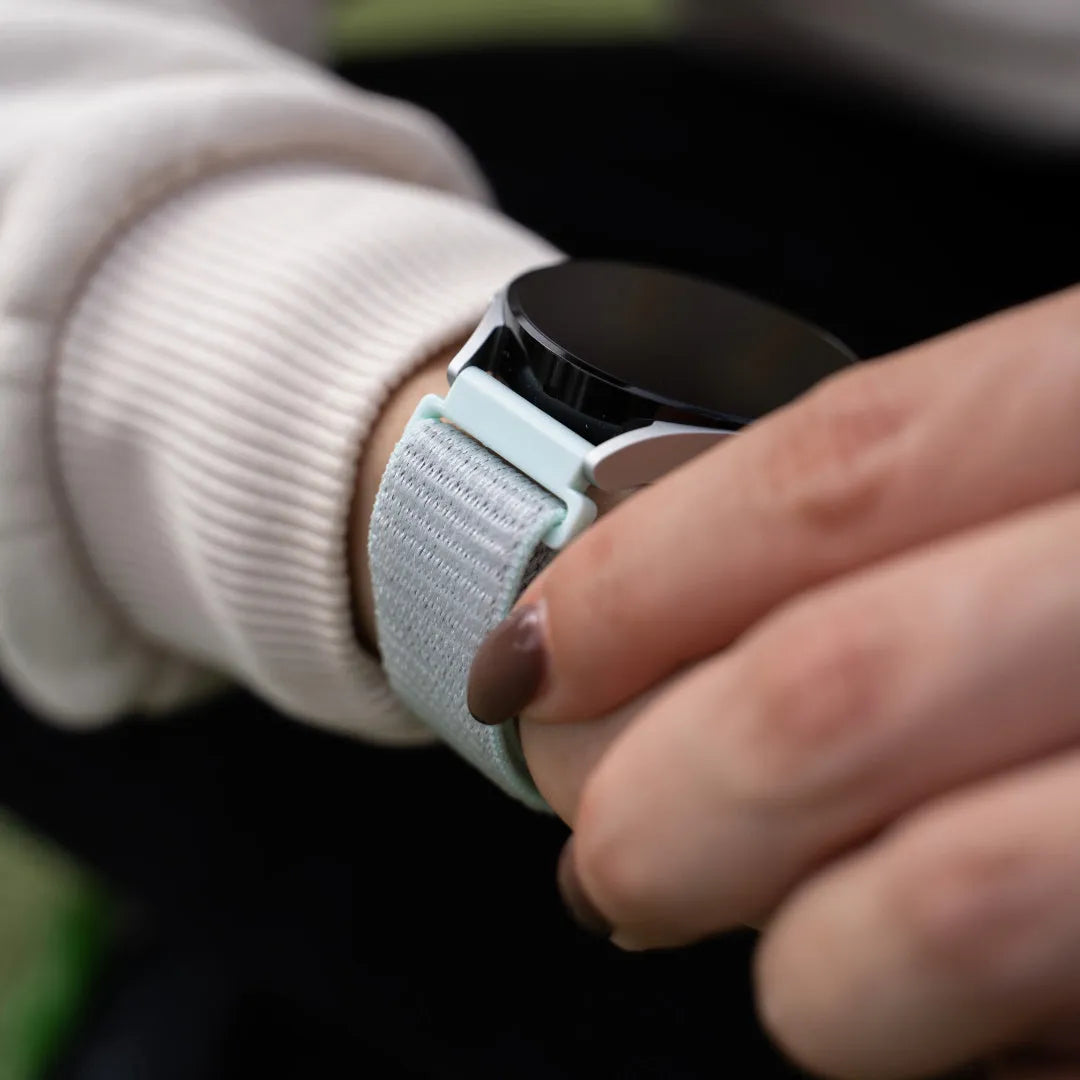 Amazfit GTR Mini nylon bandje (licht cyaan)