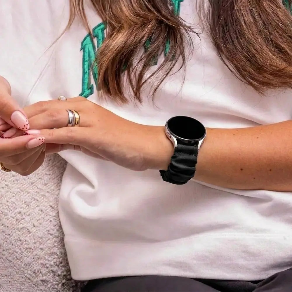 Amazfit GTS 2 Scrunchie bandje (zwart)