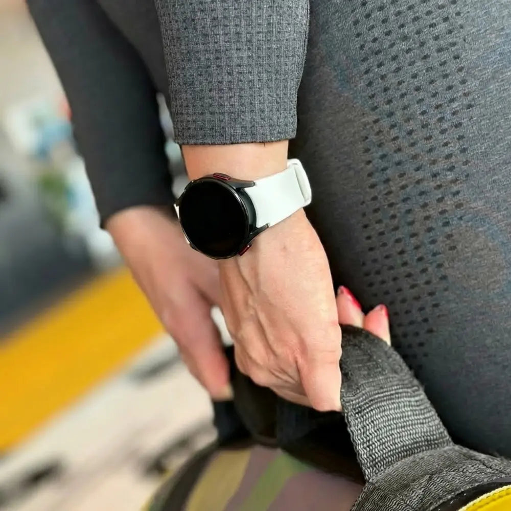 Correa silicona Samsung Galaxy Watch 7 - 40mm (blanco)