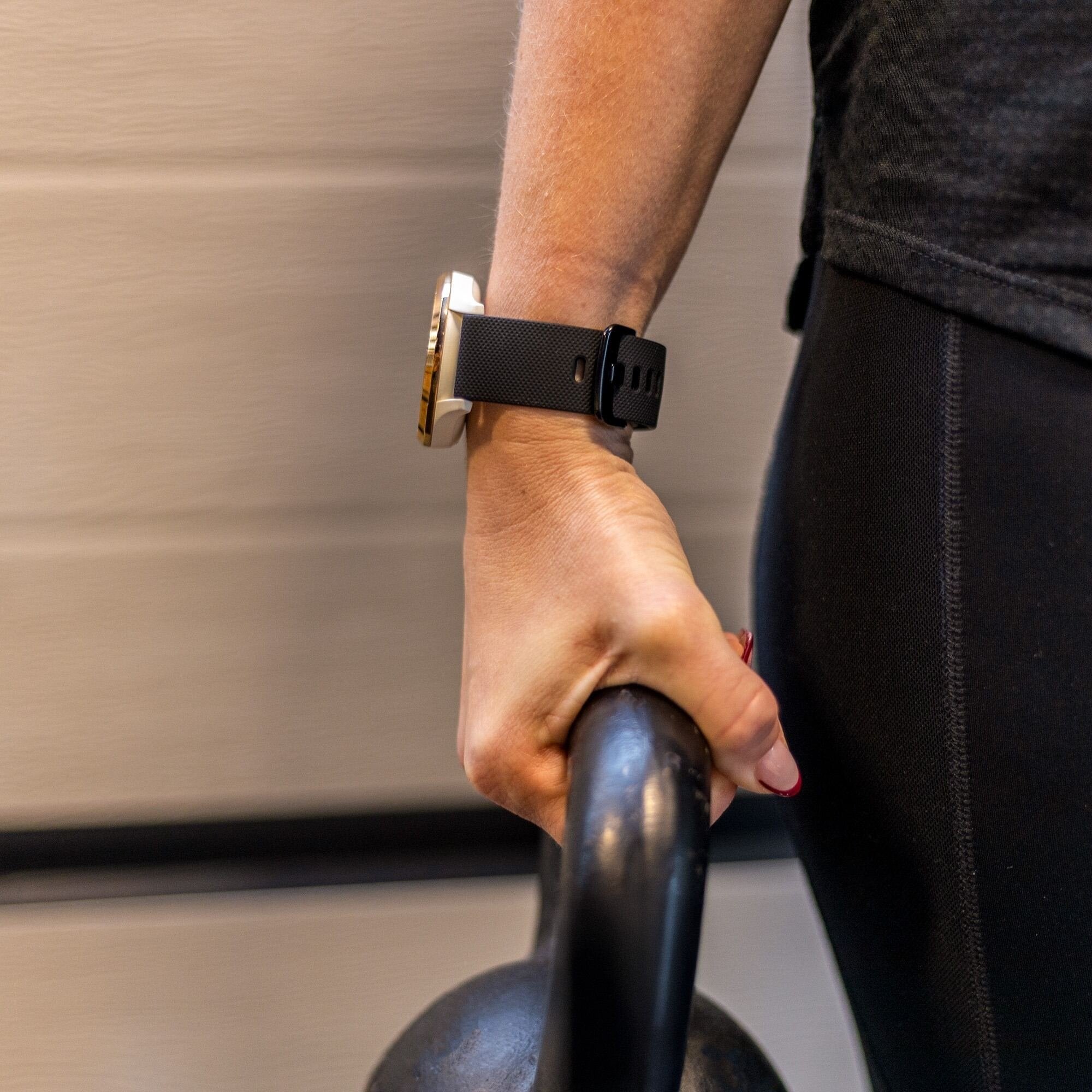 Xiaomi Amazfit Bip Luxus Silikonarmband (Schwarz)