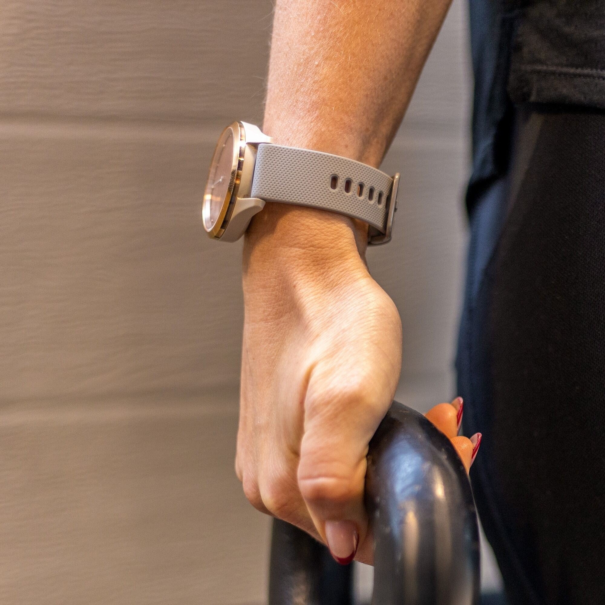 Watch Strap 18mm Silicone - Quick Release (Gray)