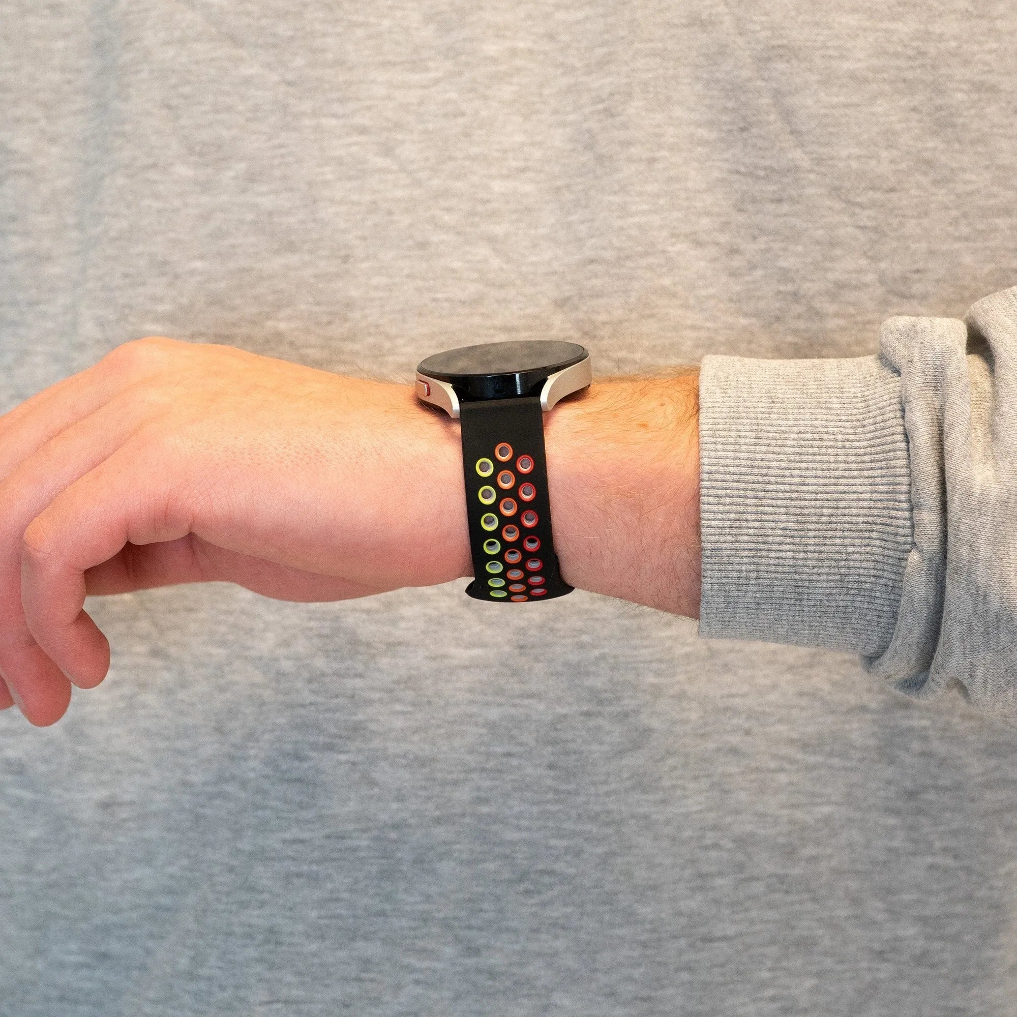 Bandz Coros Apex 42mm Sport Strap 'Deluxe' (Black/Colourful)