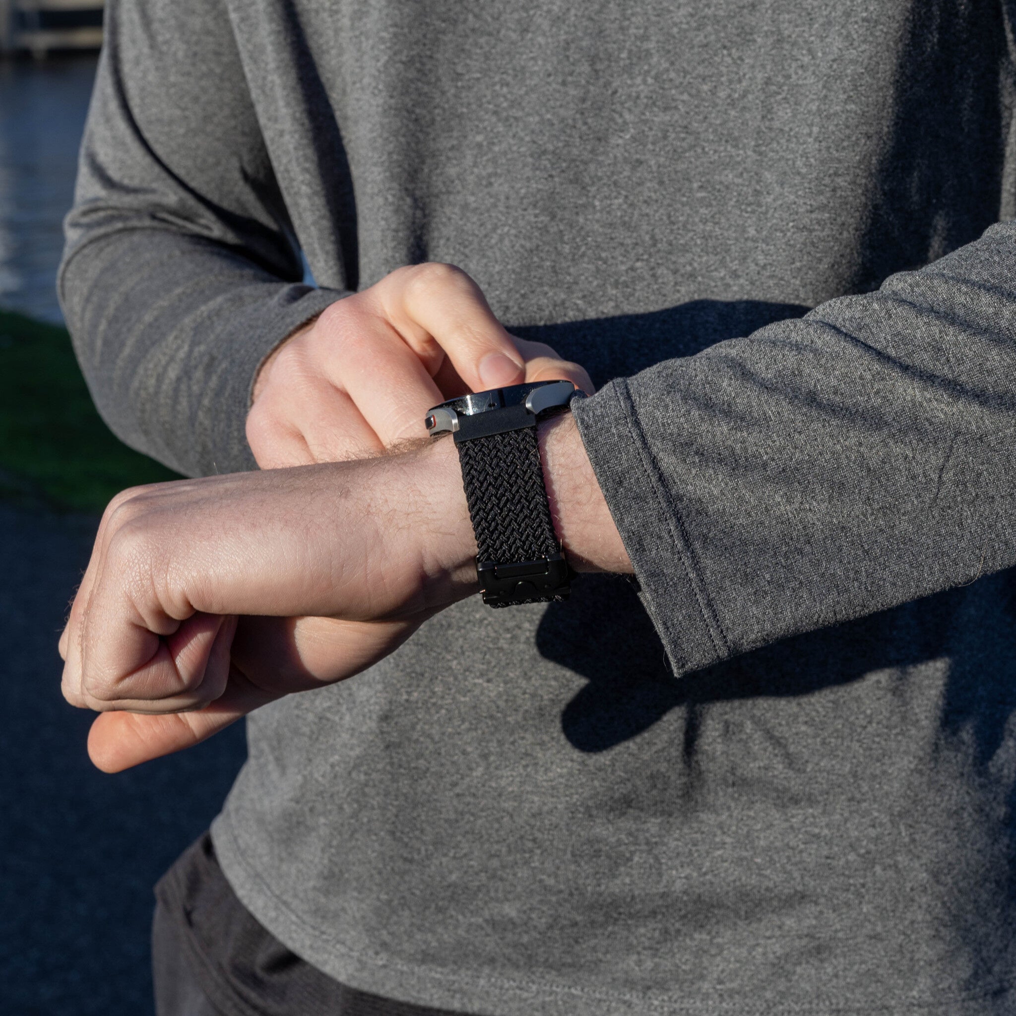 CMF Watch Pro 3 Geflochtenes Armband mit P-Schnalle (Schwarz)