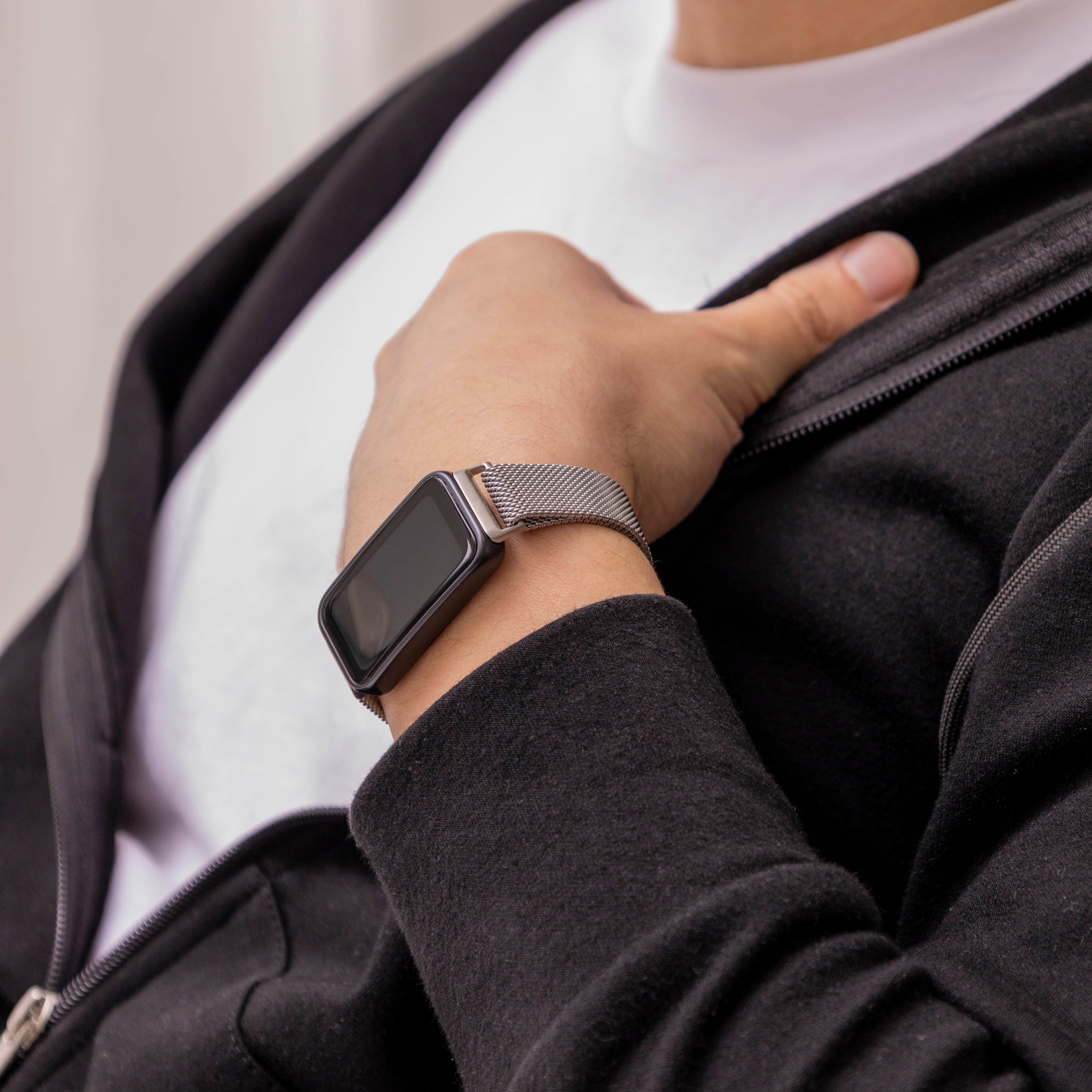Huawei Band 9 Milanese Strap (Silver)
