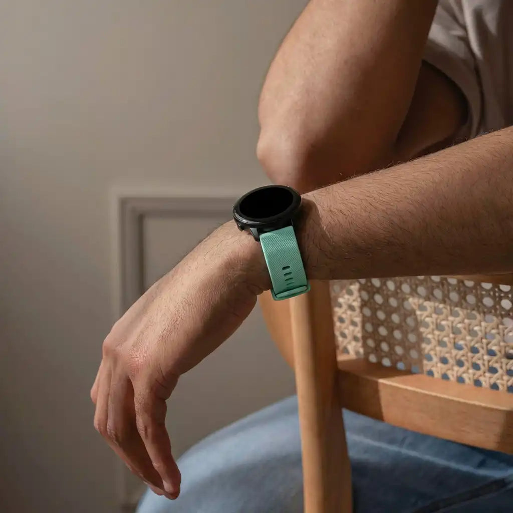 Samsung Galaxy Watch Active Premium Silicone Strap (Aqua)