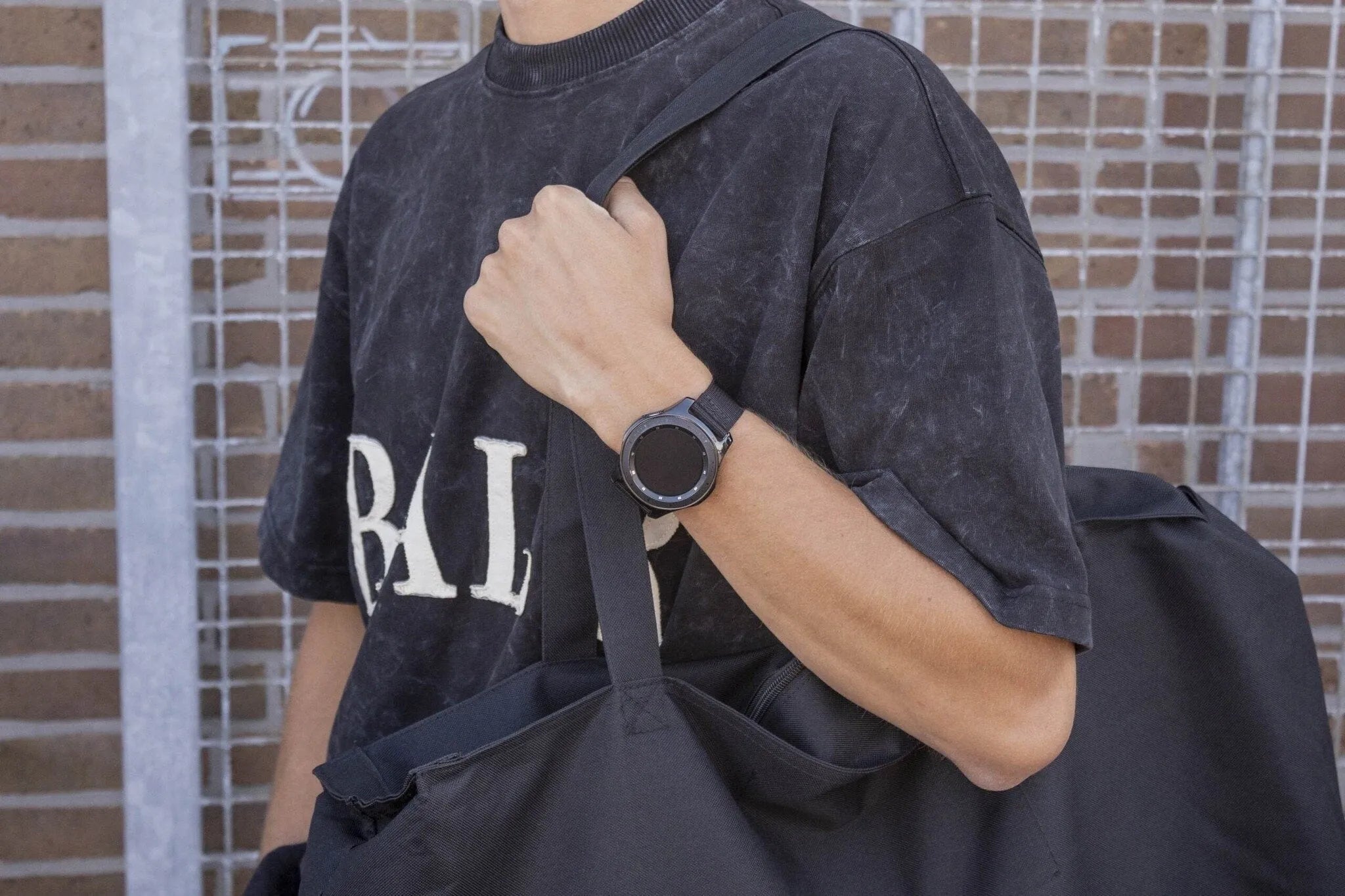 BALR Polar Vantage M Nylon Strap with Buckle (Black)