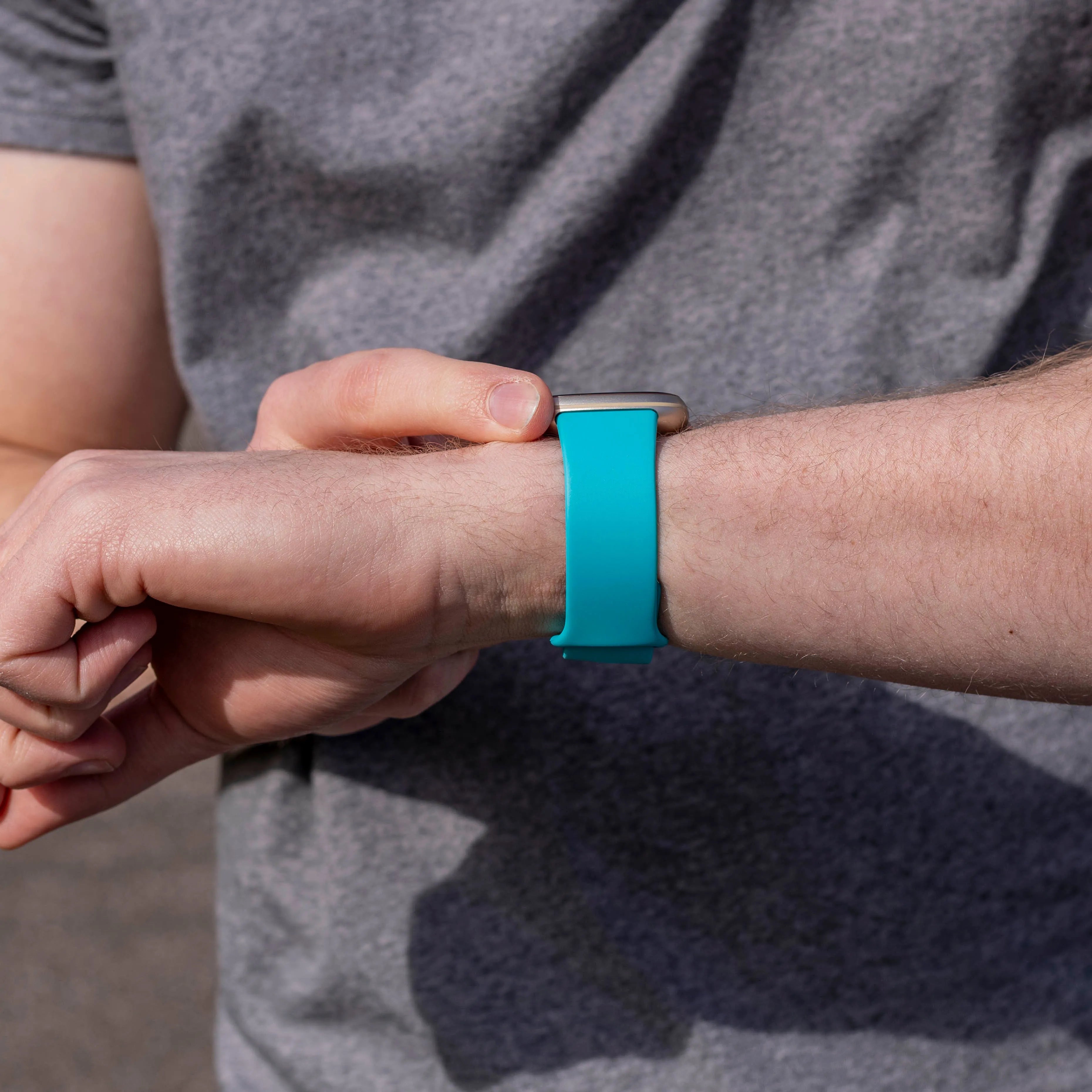 Bracelet silicone classique Fitbit Sense 2 (aqua)