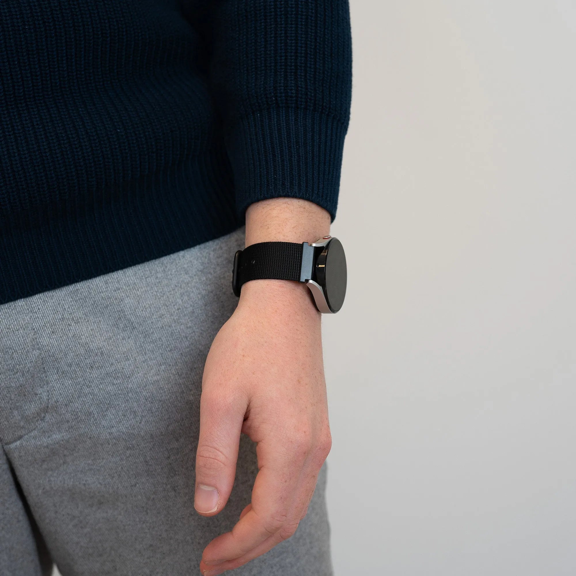 Bandz Bracelet nylon à boucle Gard Pro Health Smartwatch 3 - 41mm (noir)