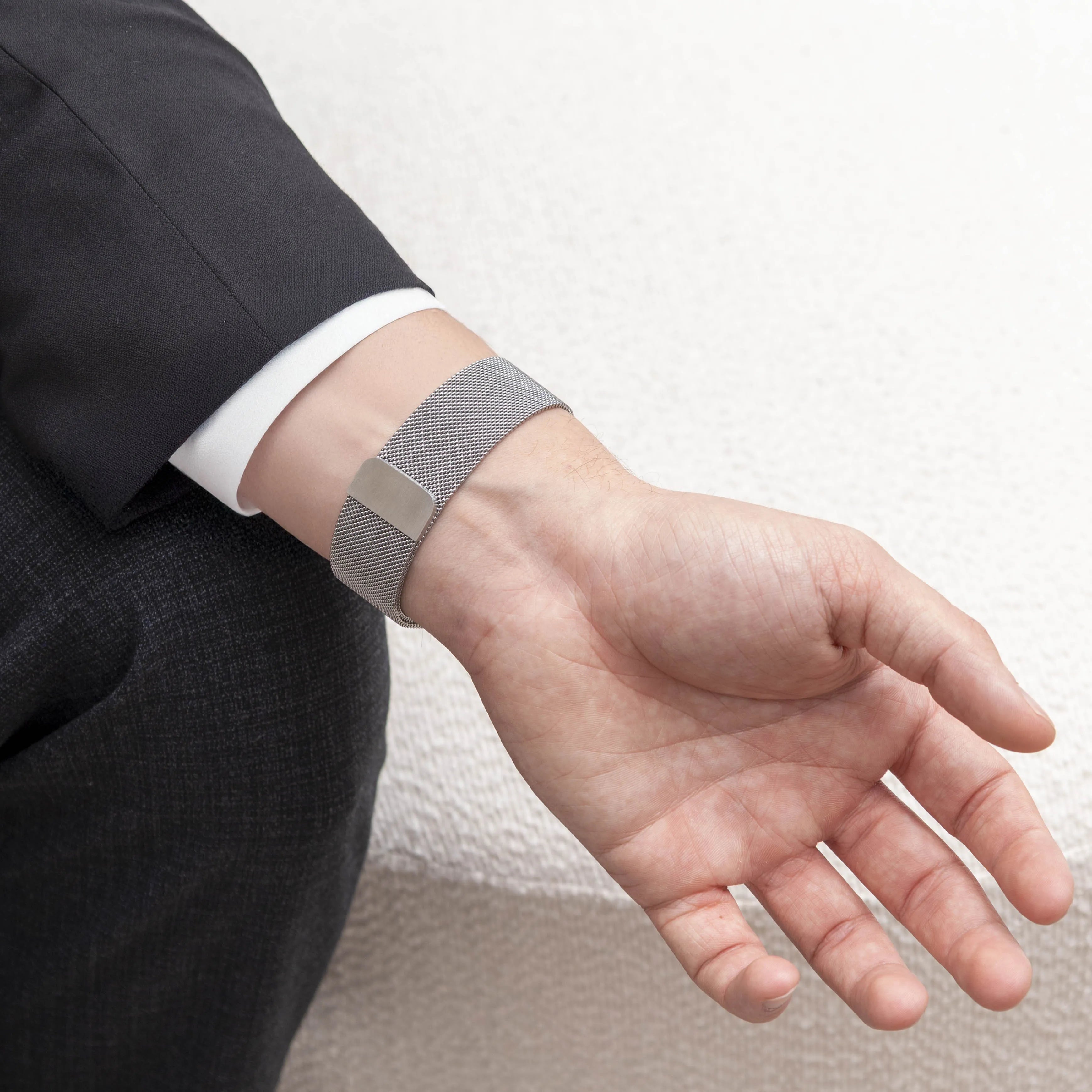 Bracelet Milanais Fitbit Inspire 3 (argent)