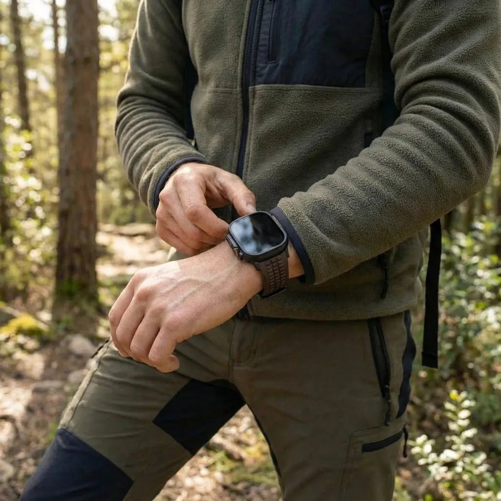 Apple Watch premium silicone band (bruin)