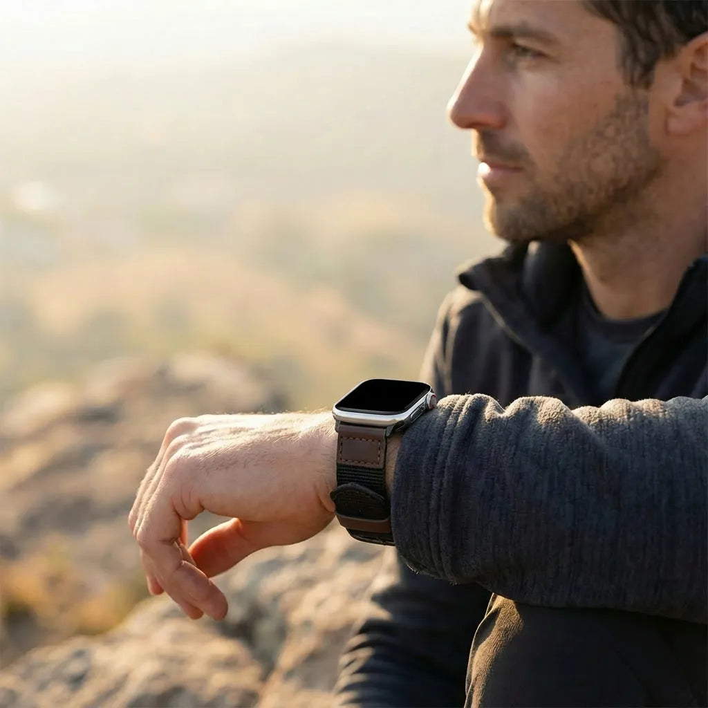 Correa lona Apple Watch (negro)