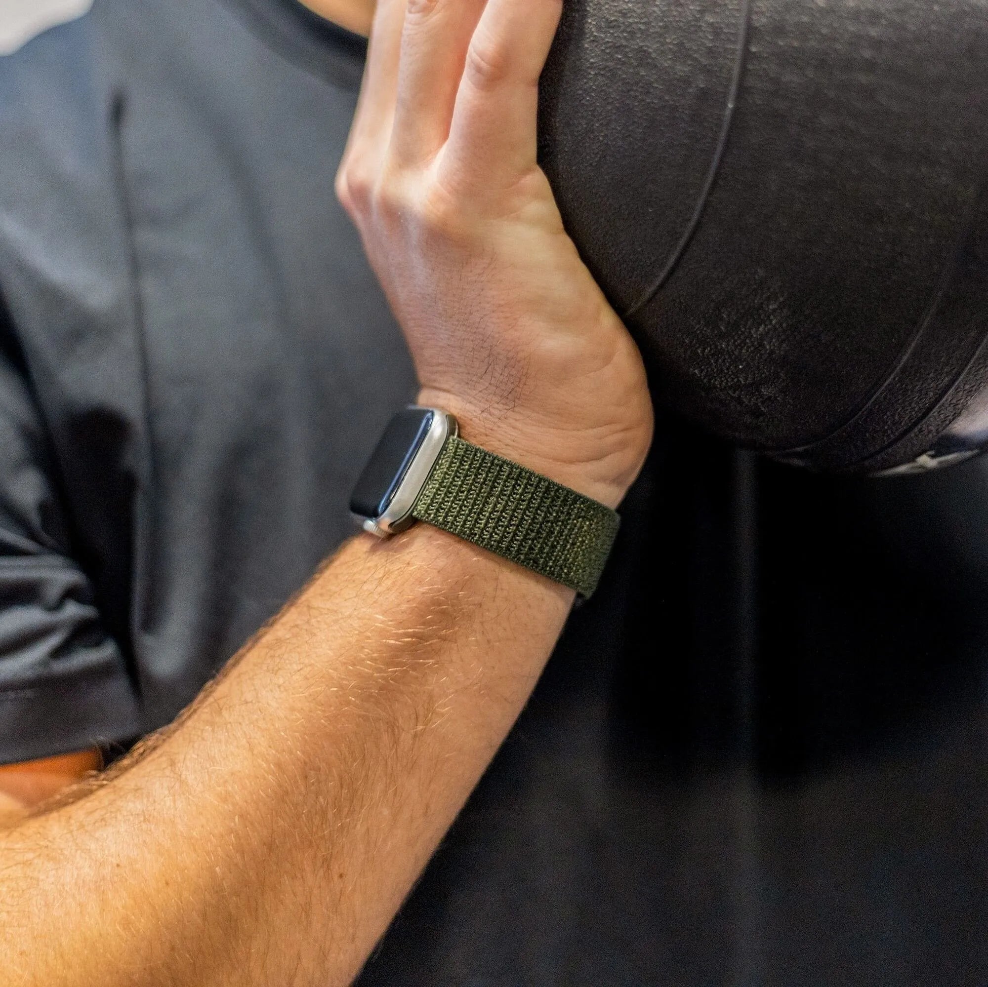 Apple Watch Nylon Strap (Dark Green)