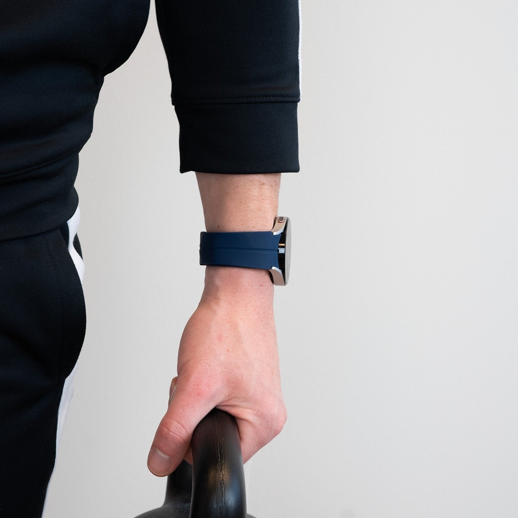 Bandz Samsung Galaxy Watch 6 - 40mm Silicone Strap with D-Buckle (Dark Blue)
